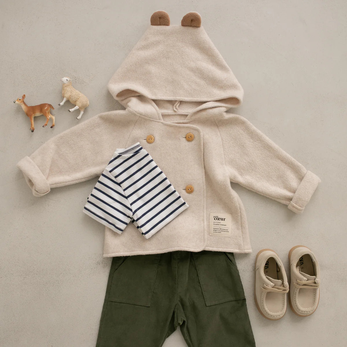 Ikatee - Grand'ourse jasje baby (papieren patroon)