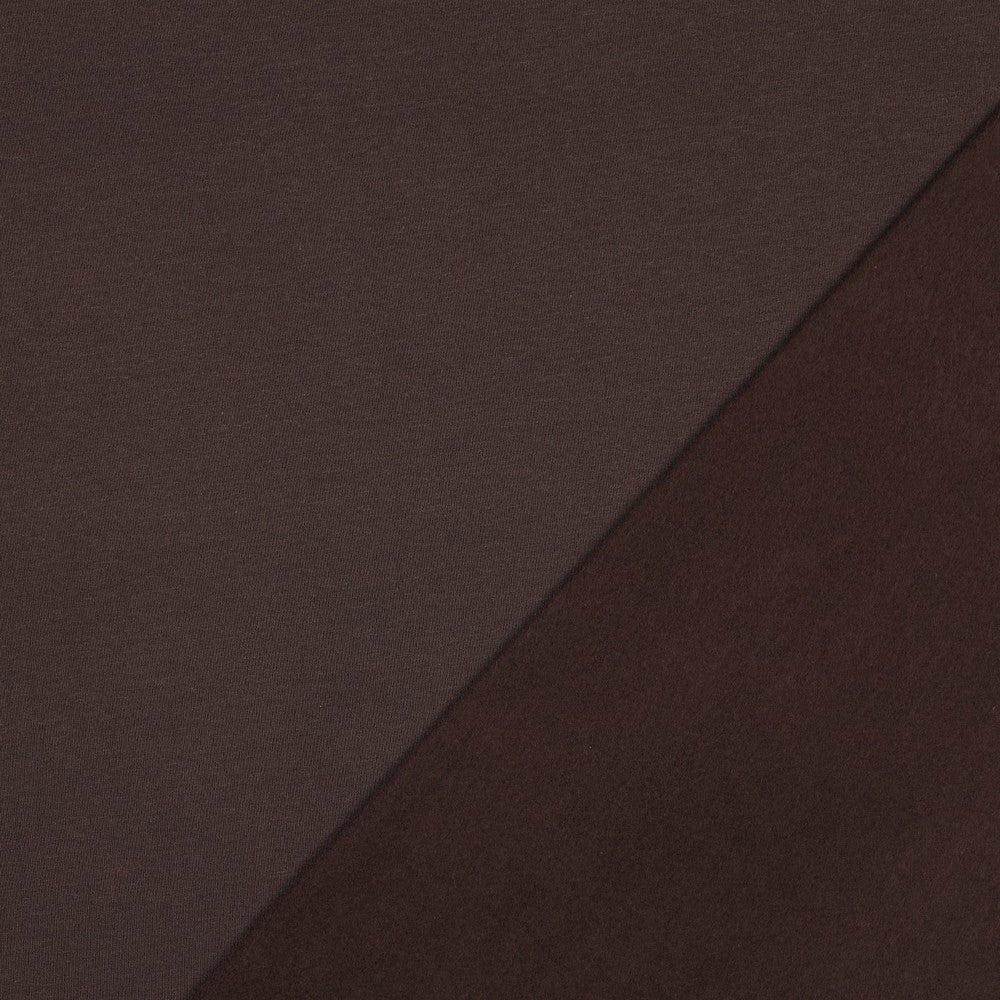 Soft sweat organic donkerbruin