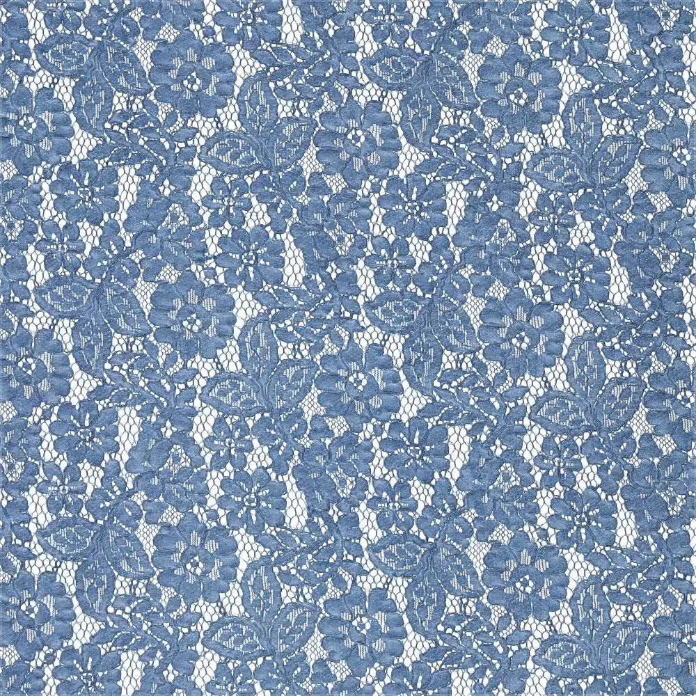 Stain dyed lace blauw