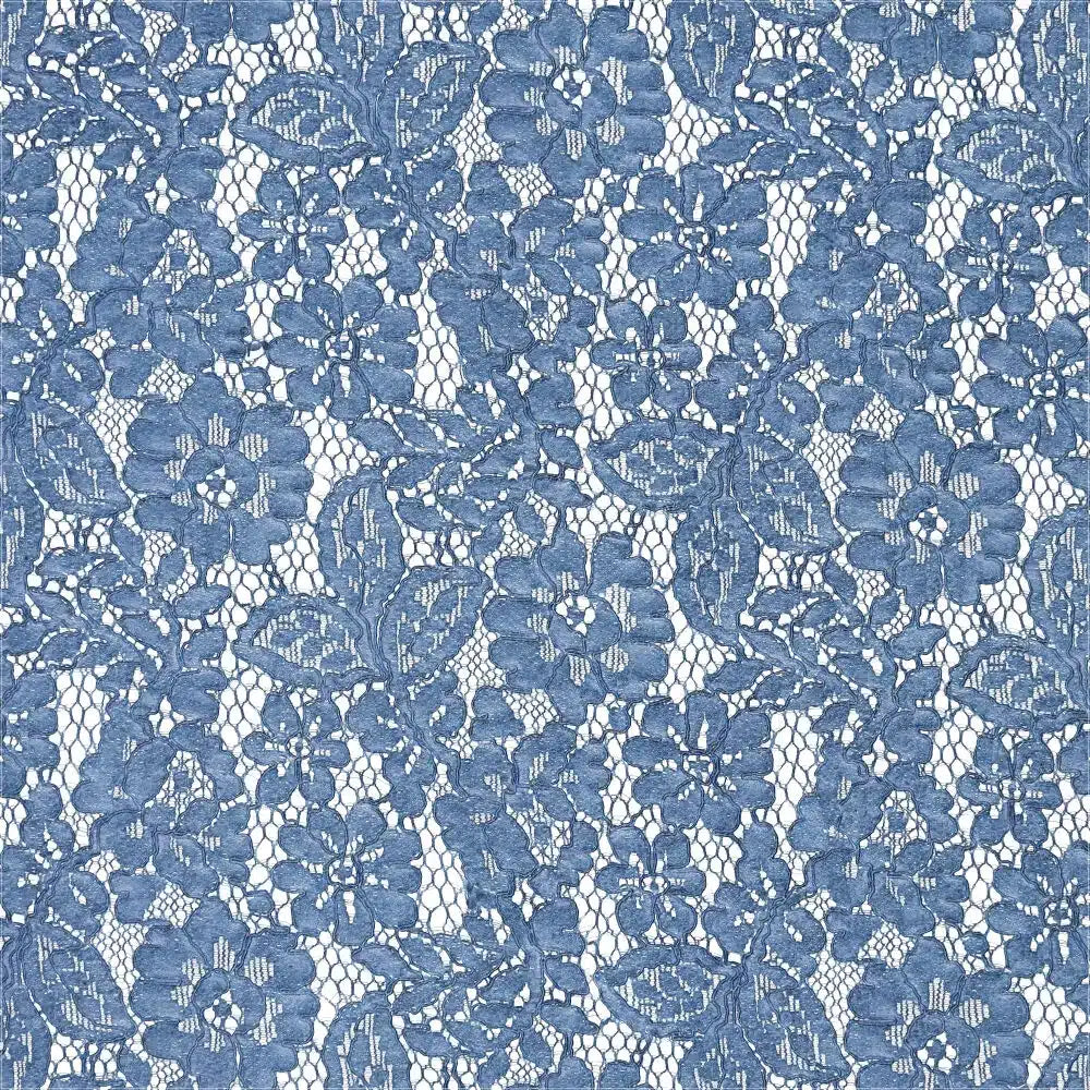 Stain dyed lace blauw