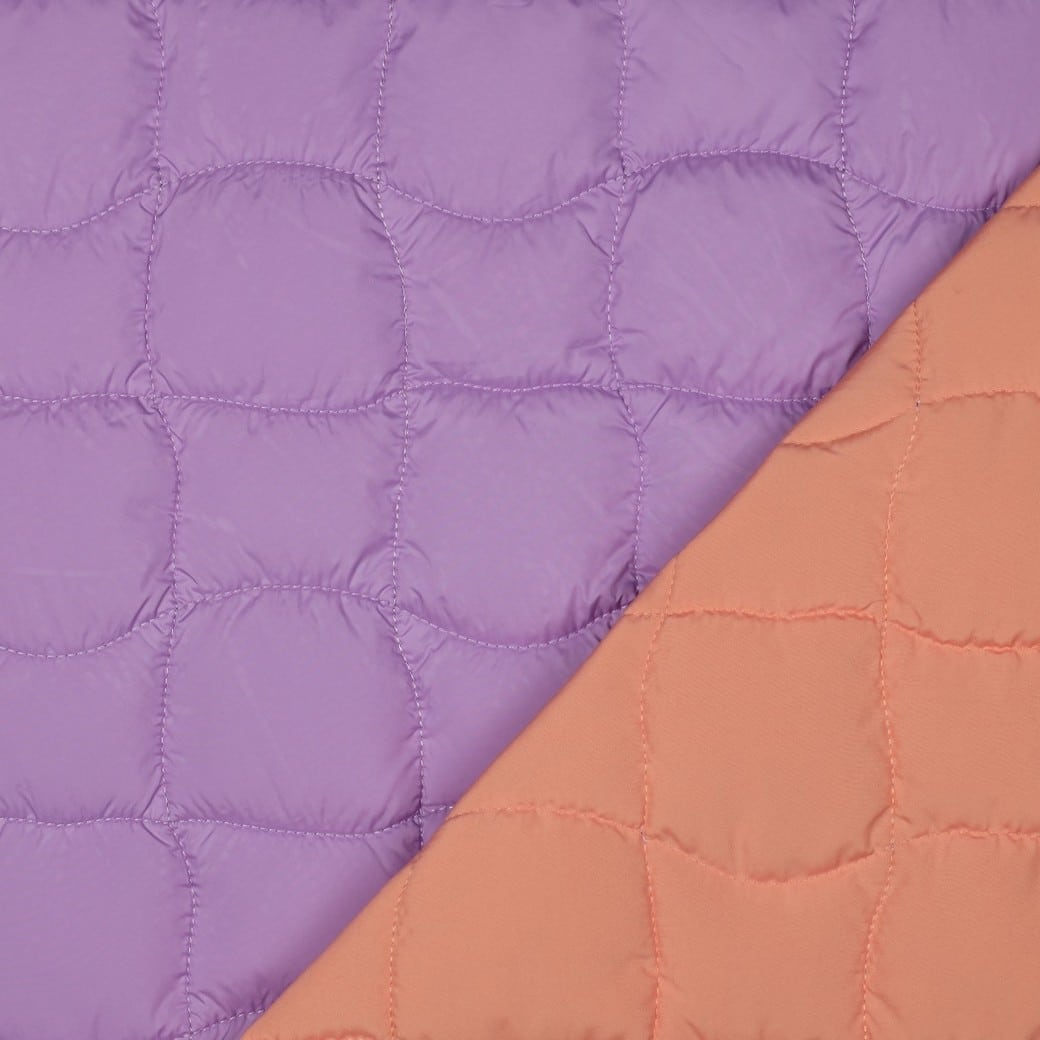 Stepped grafisch lila/apricot