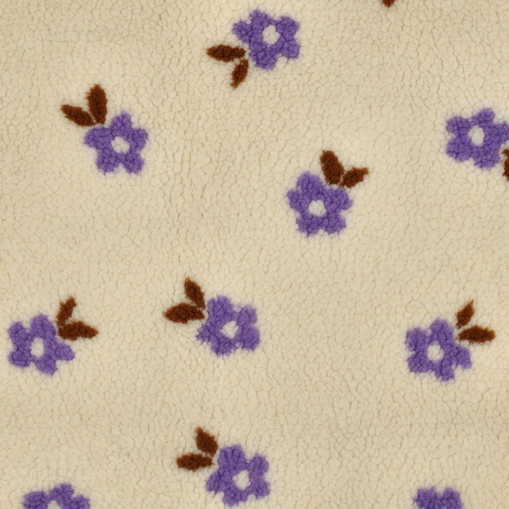 Teddy bloemen ecru