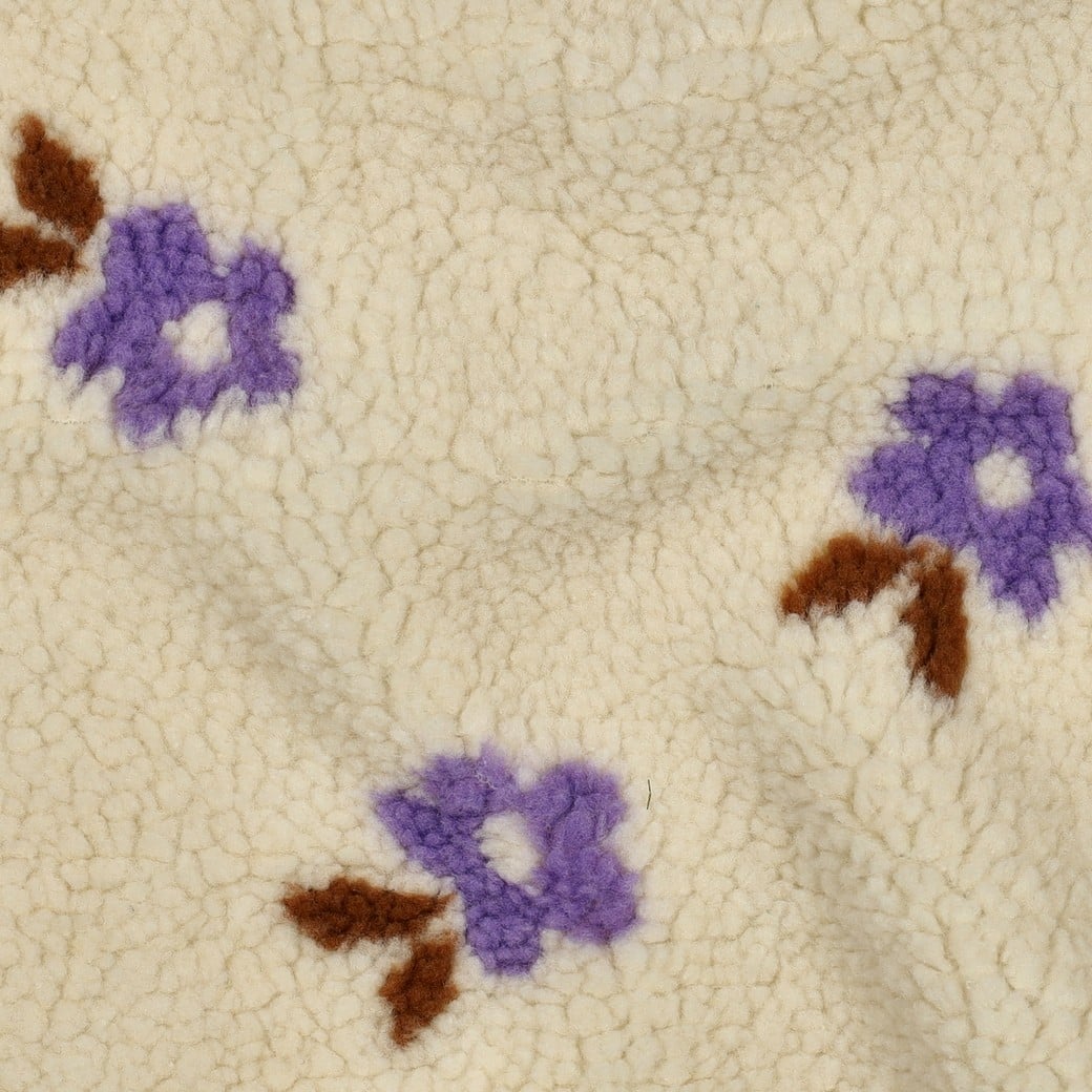 Teddy bloemen ecru