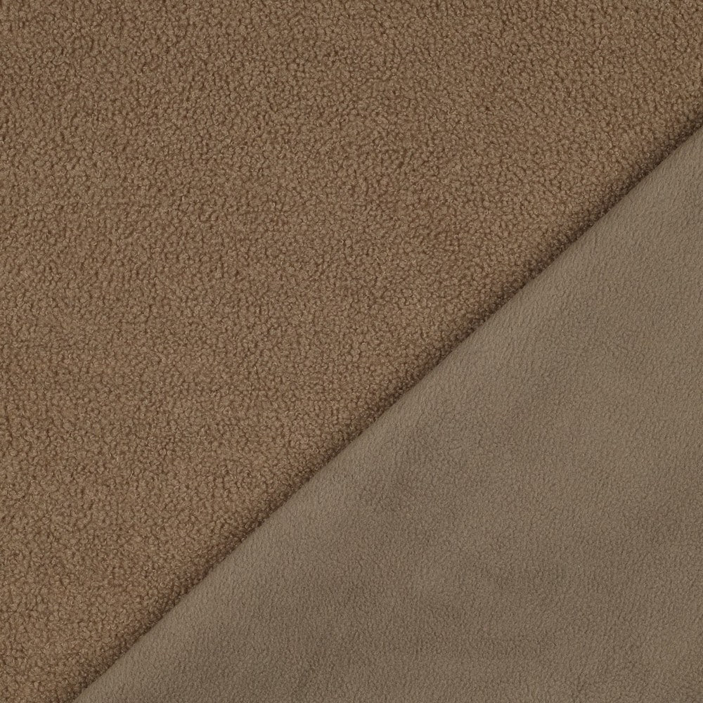 Teddy fleece double sided zand