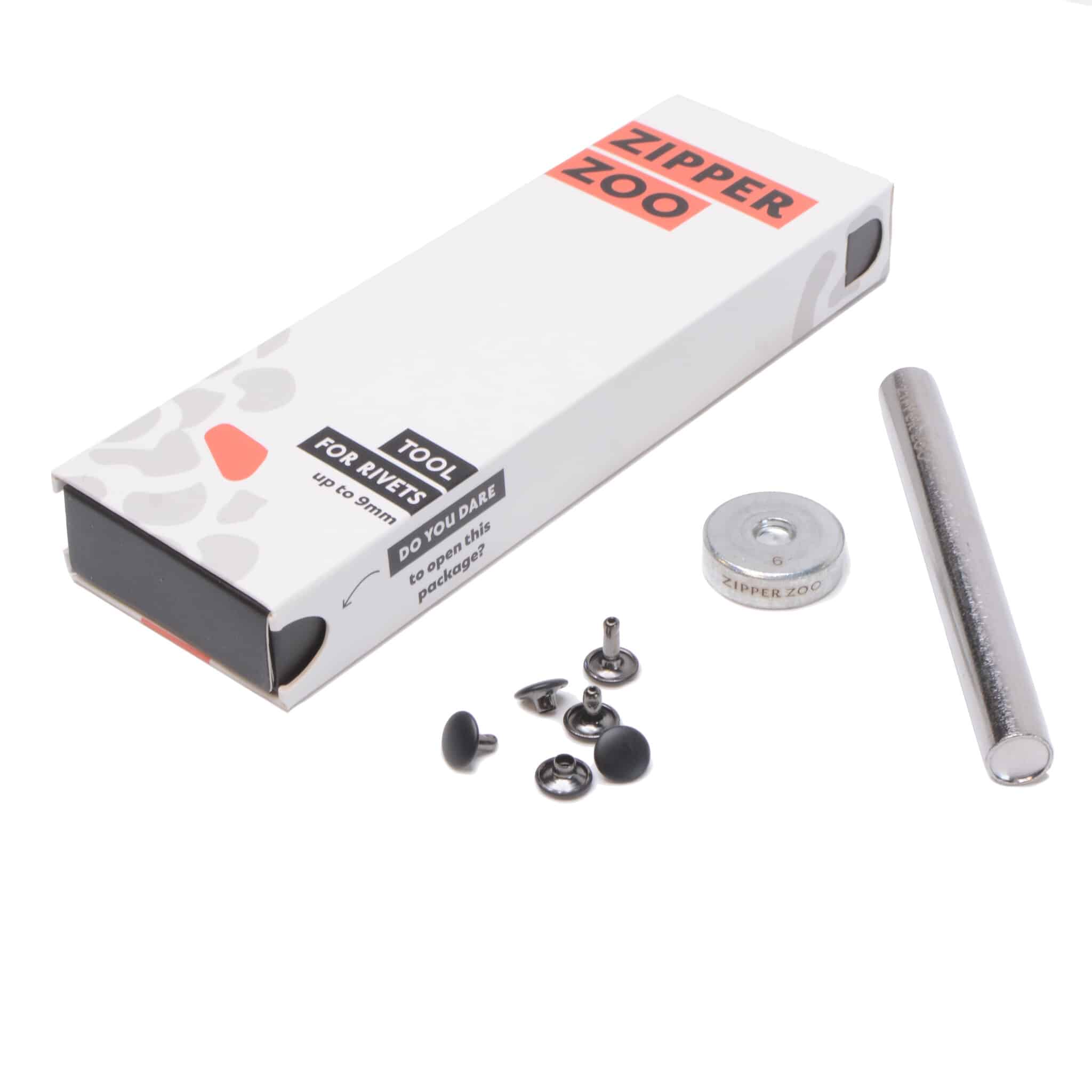 Tool voor holnieten tot 9 mm