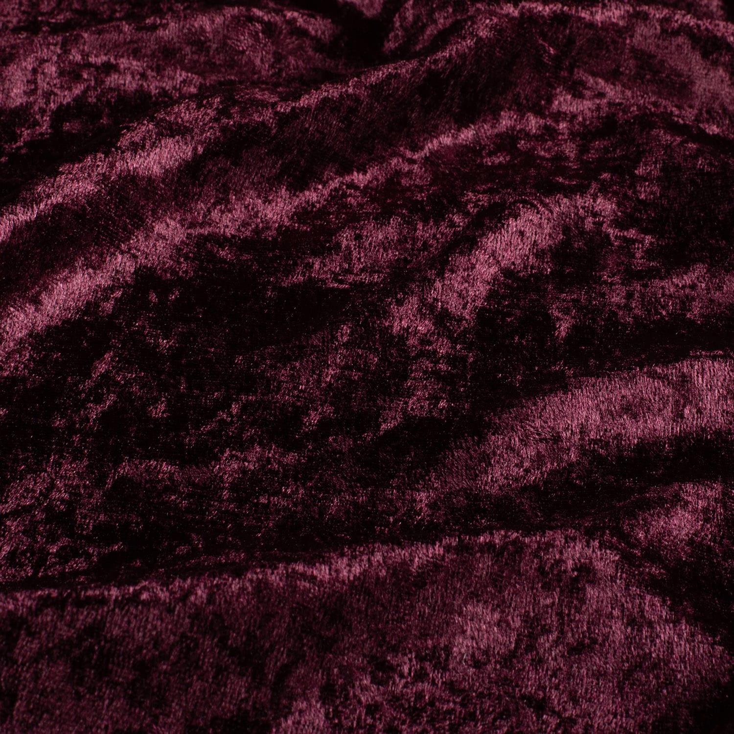 Velours de panne aubergine