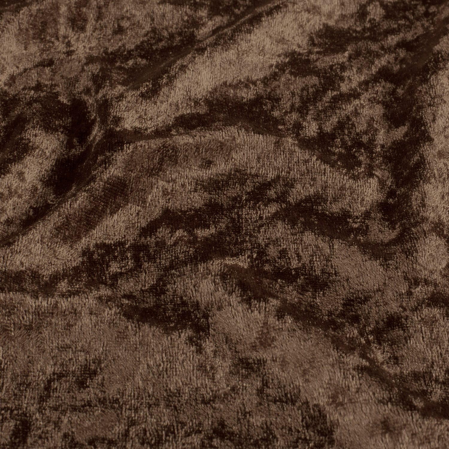 Velours de panne donkerbruin