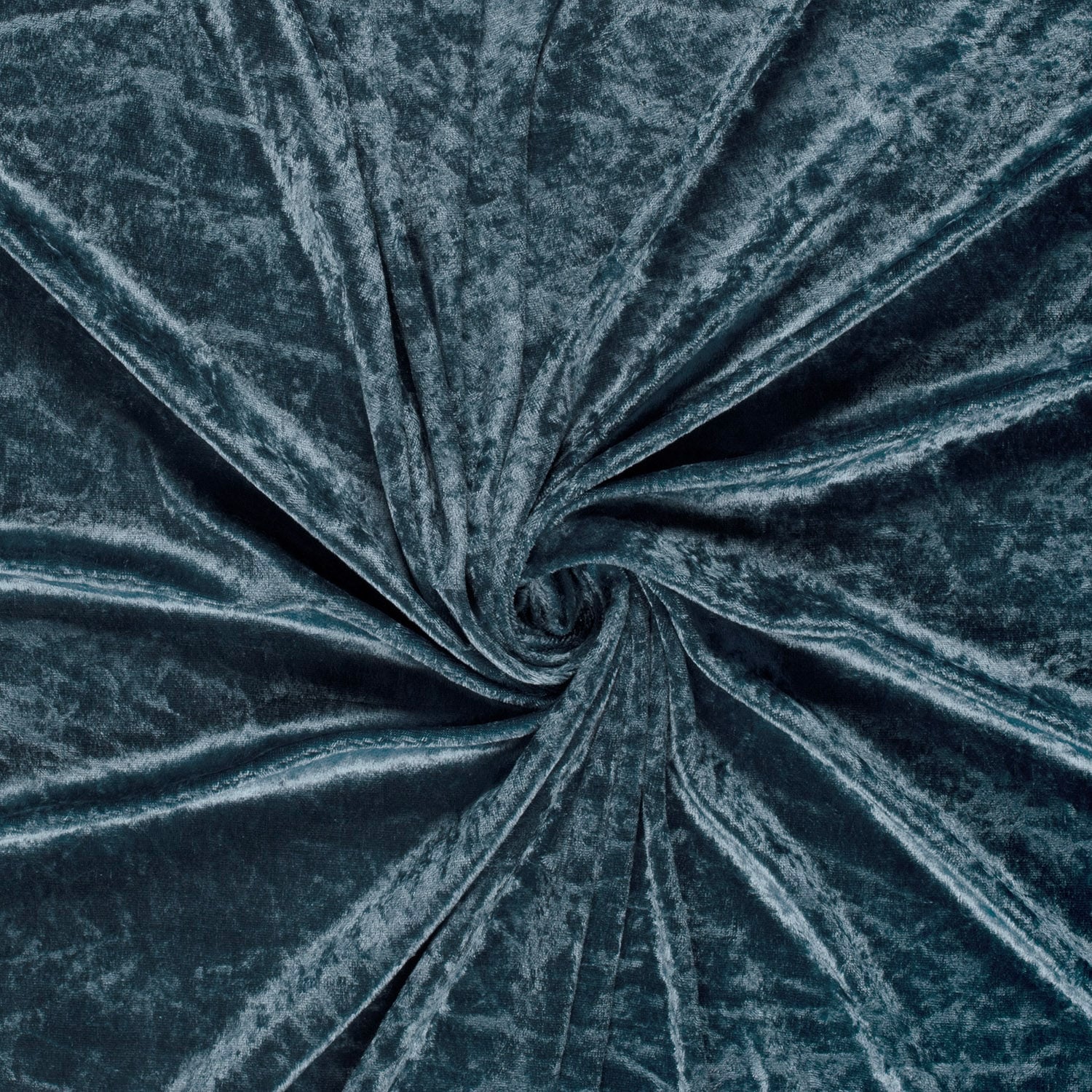 Velours de panne indigo