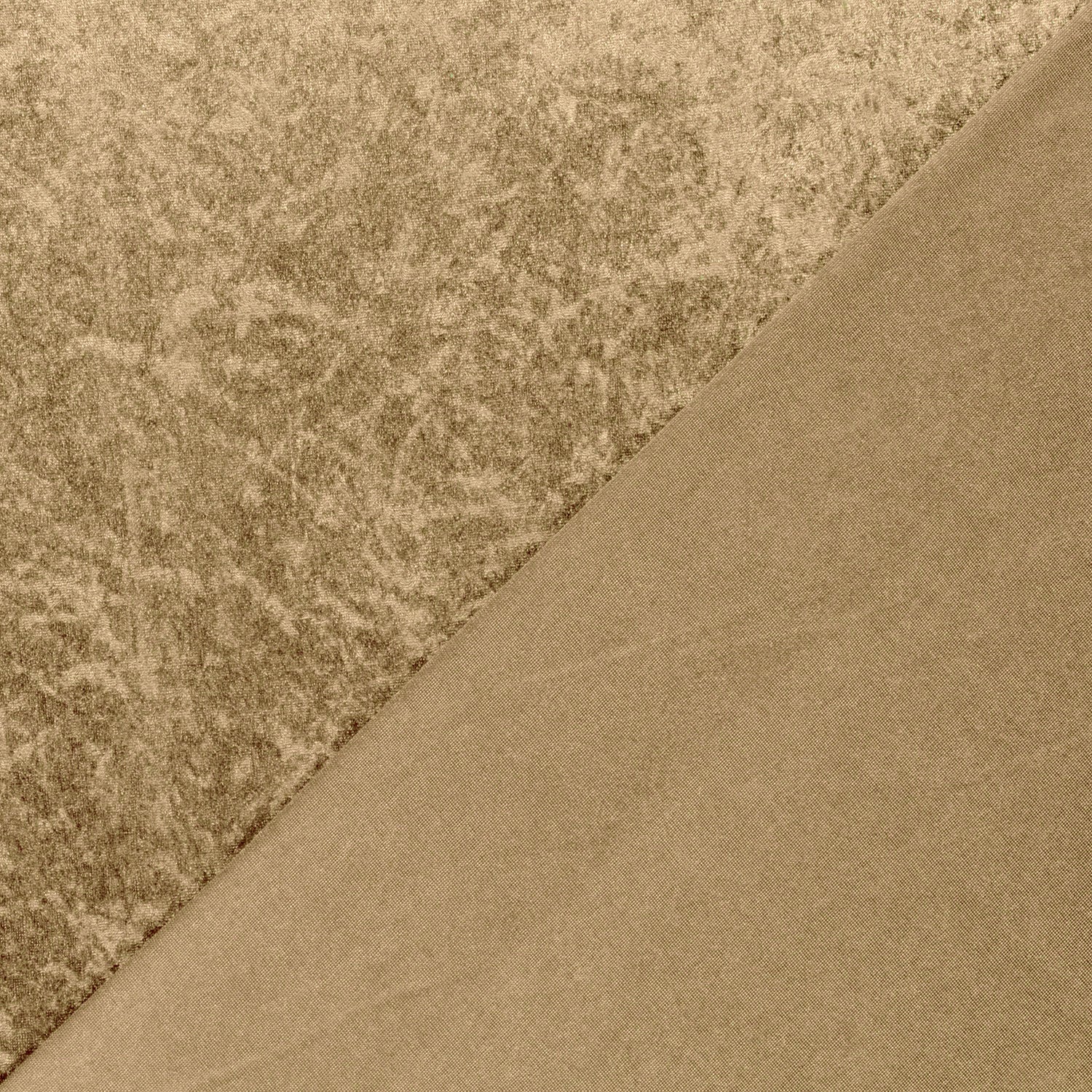 Velours de panne warm beige