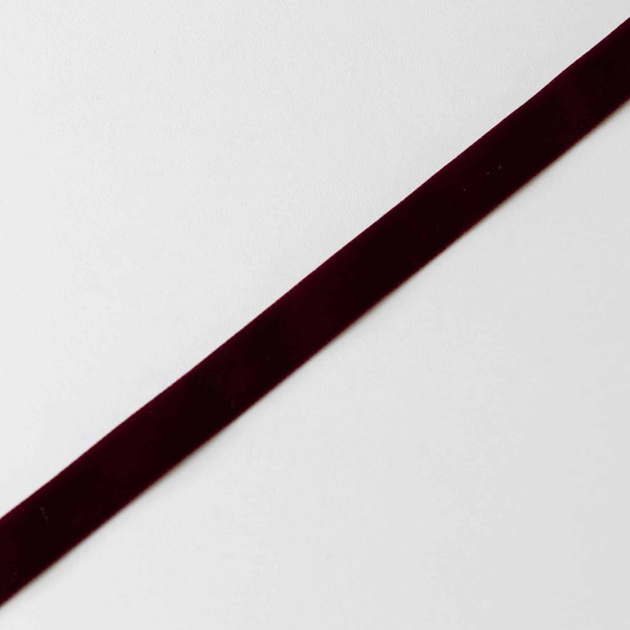 Velvet fluweelband 16mm - Aubergine