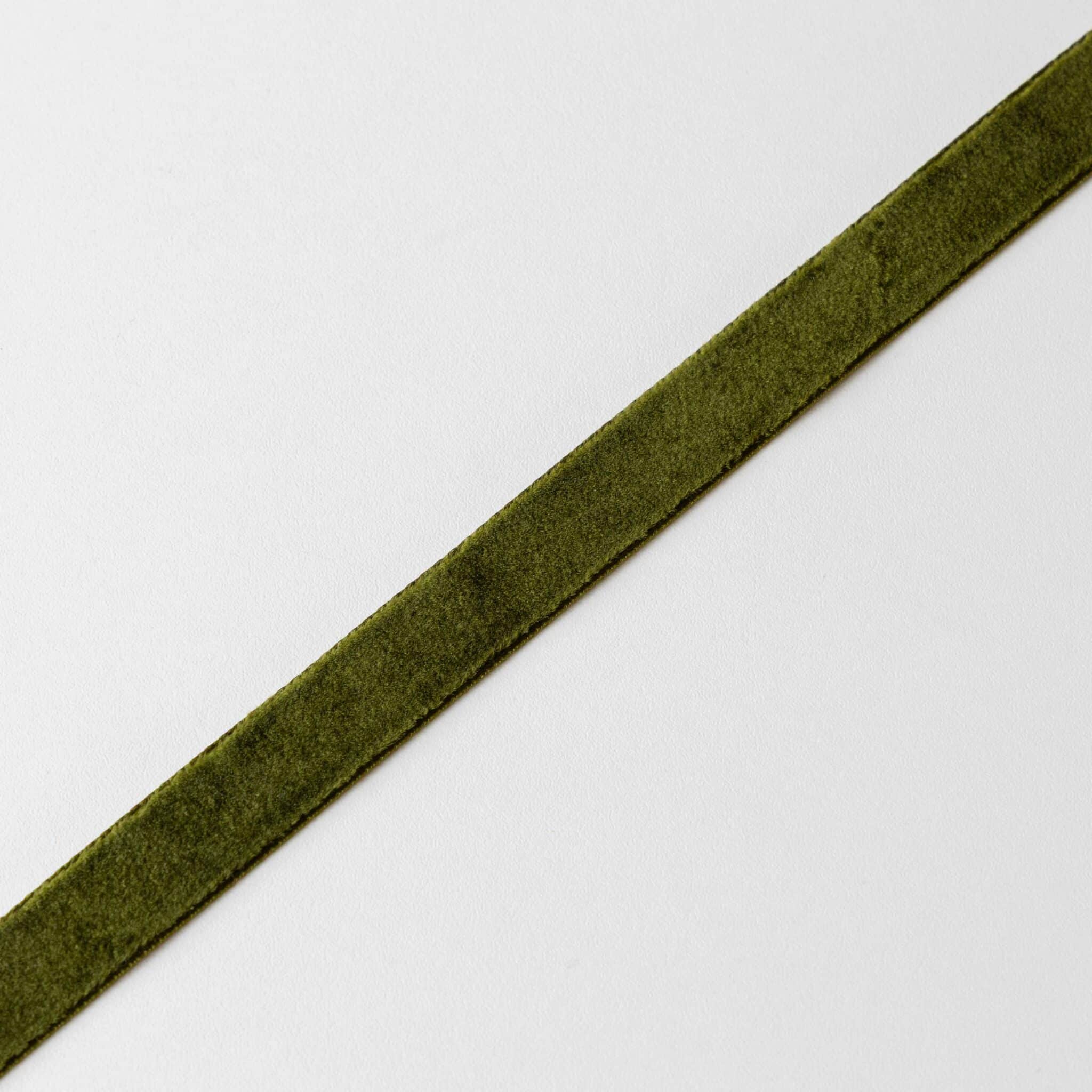 Velvet fluweelband 16mm - Groen