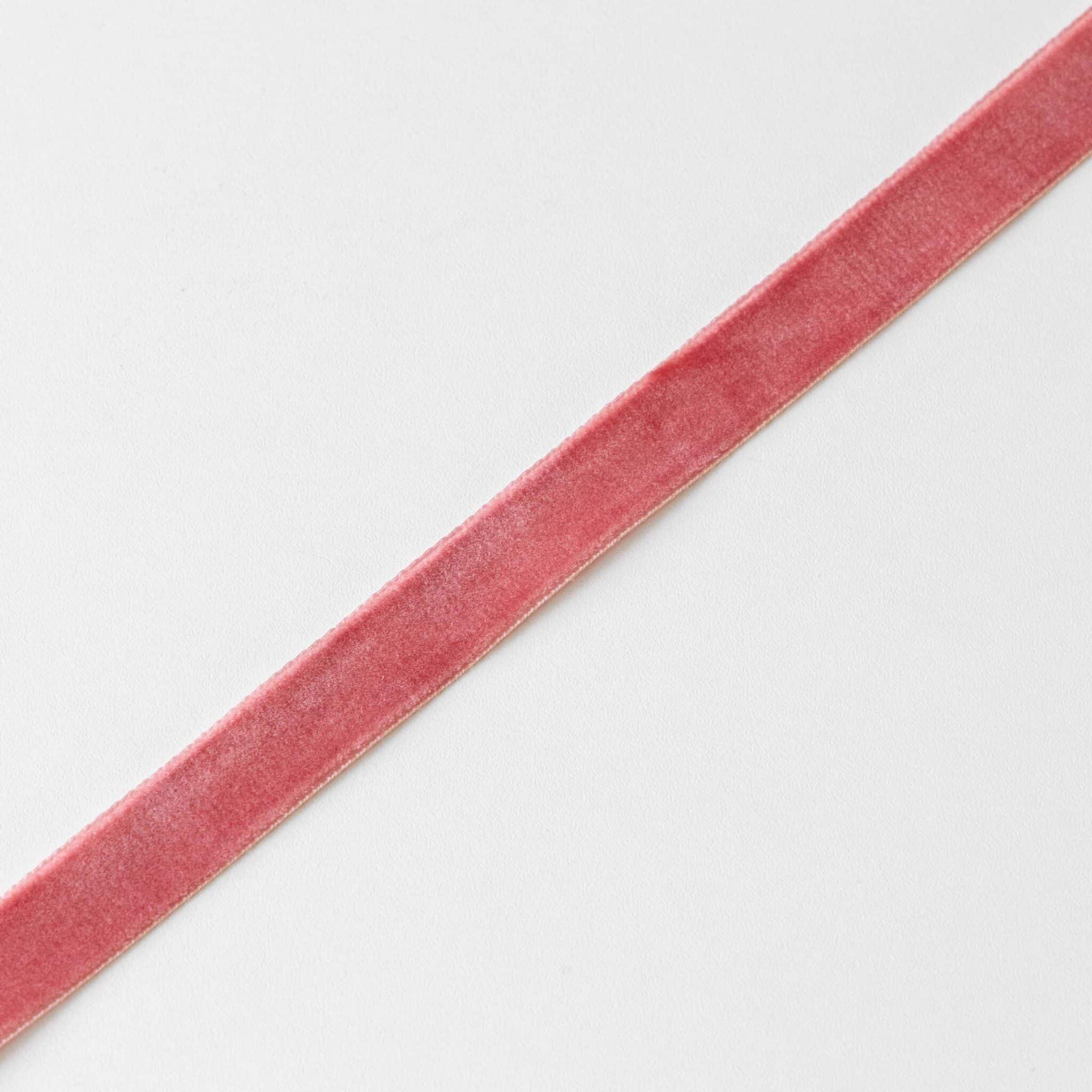 Velvet fluweelband 16mm - Roze