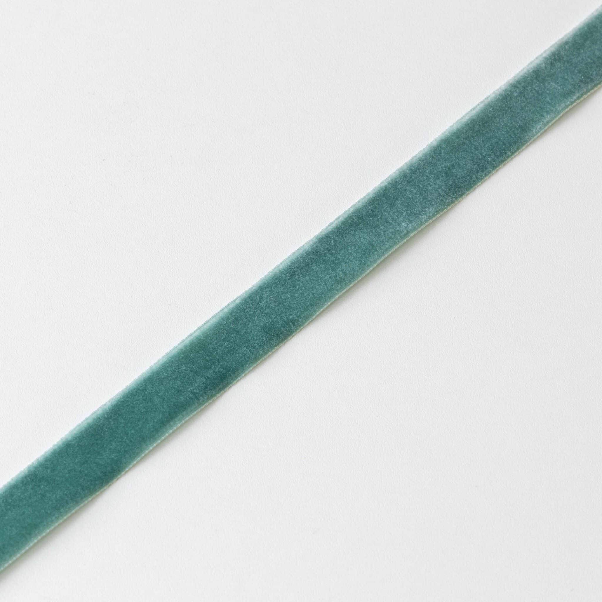 Velvet fluweelband 16mm - Turquoise