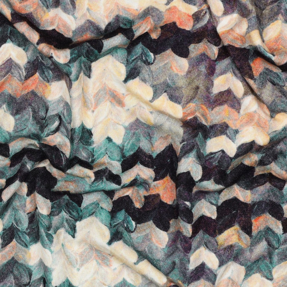 Viscose jersey digitaal geometrisch