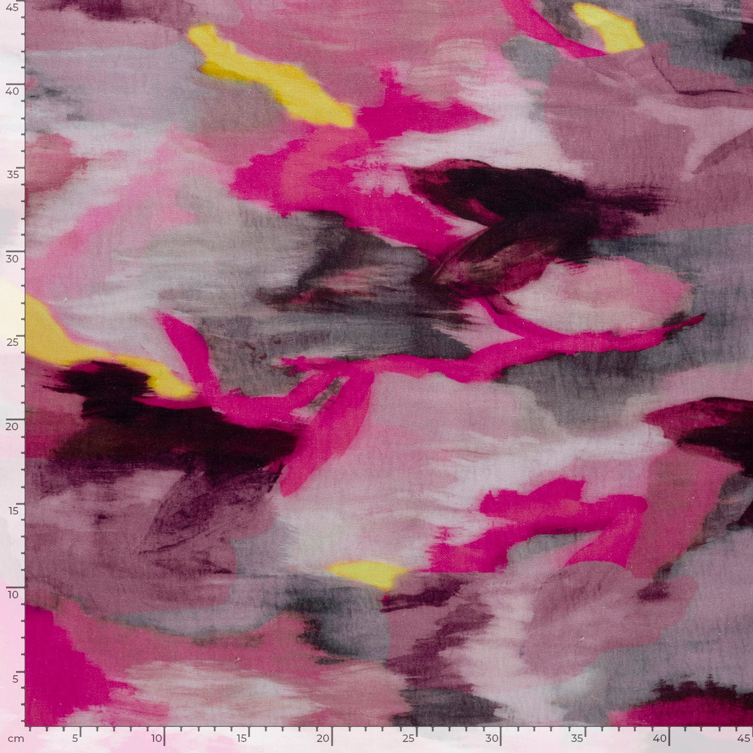 Viscose linnen abstract fuchsia