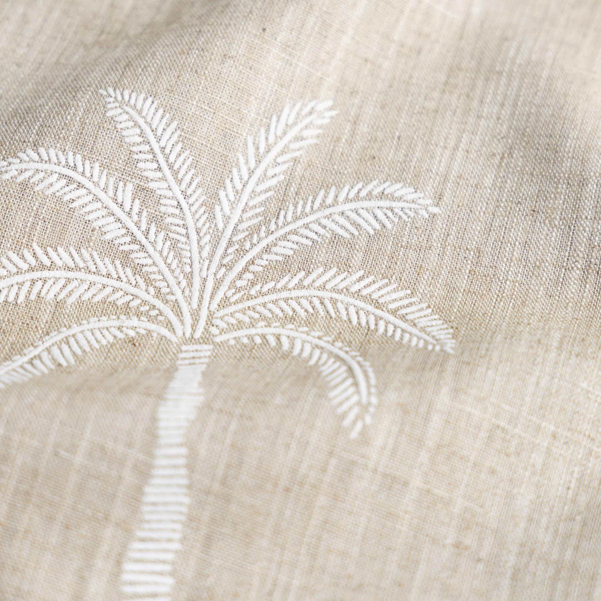Viscose linnen palmbomen
