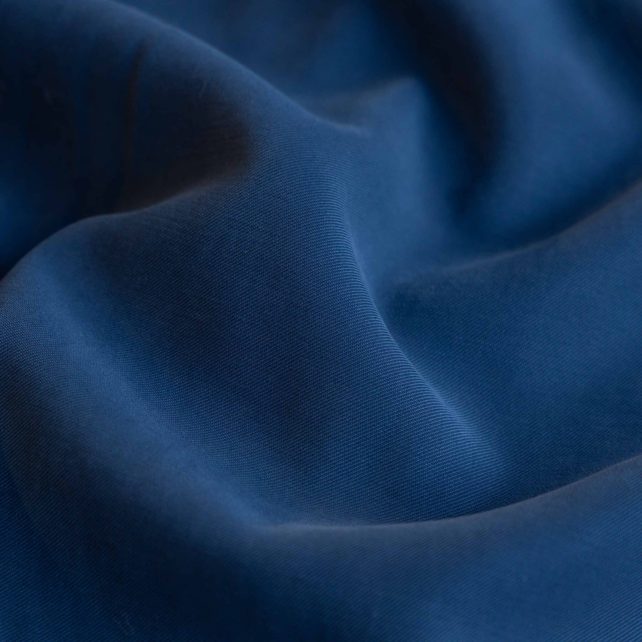 Viscose polyester cupro touch twill