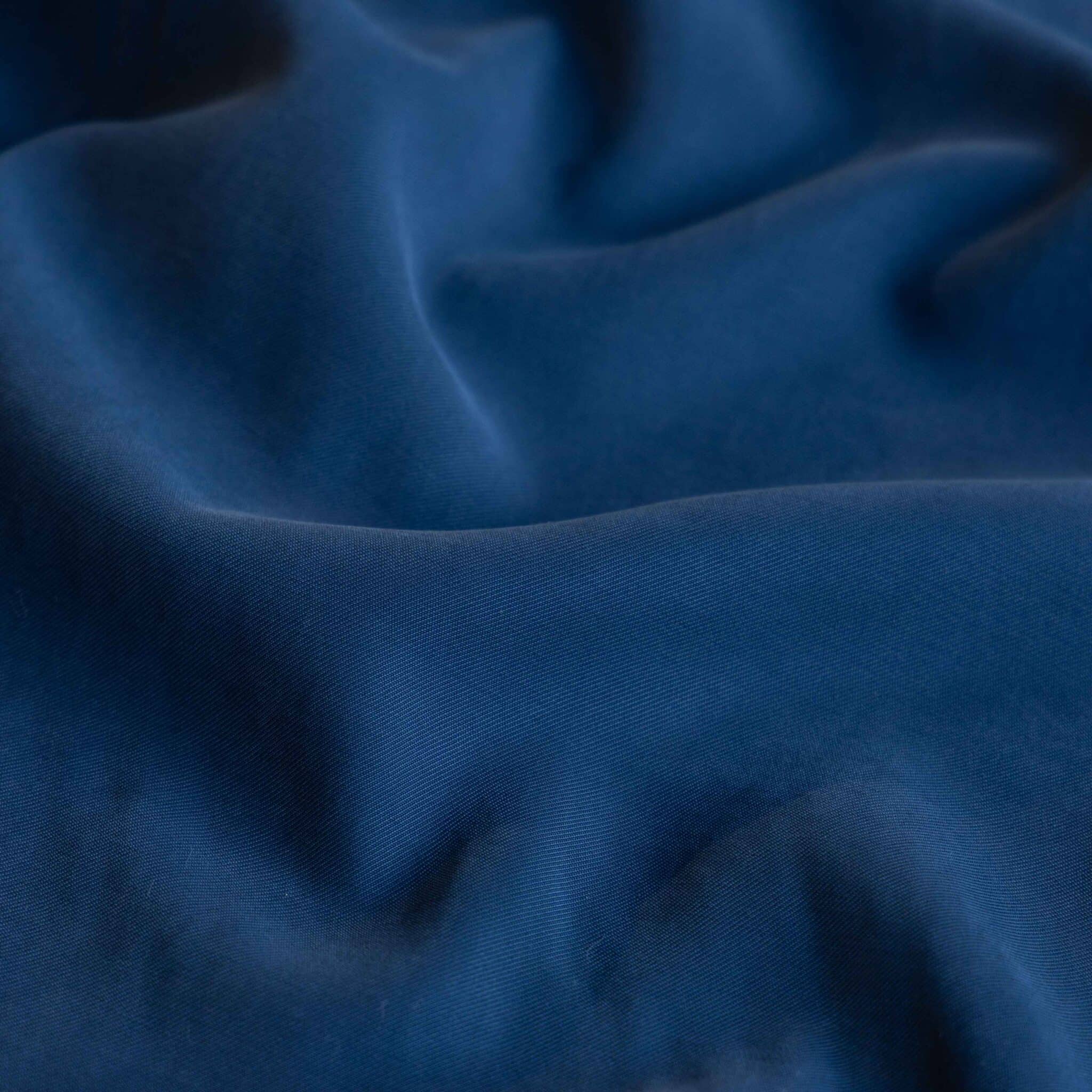 Viscose polyester cupro touch twill