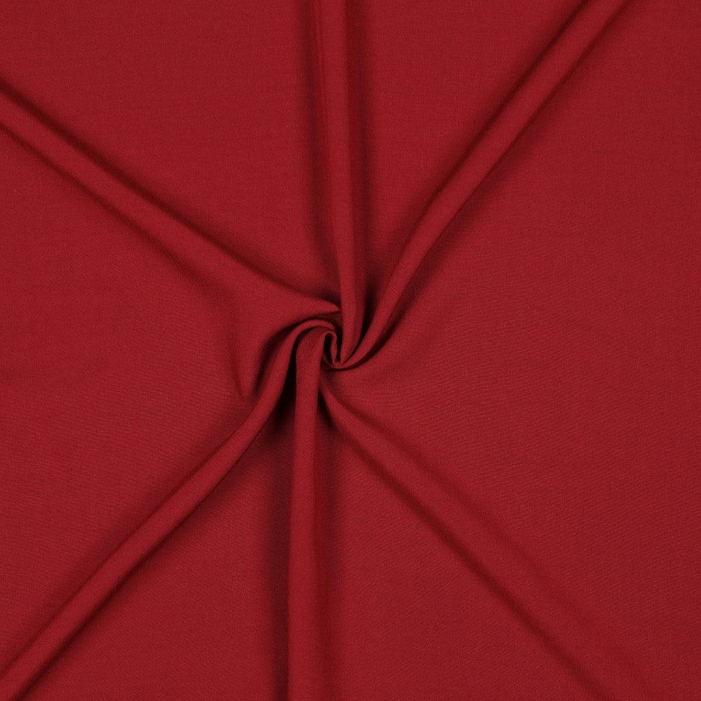 Viscose radiance uni bordeaux