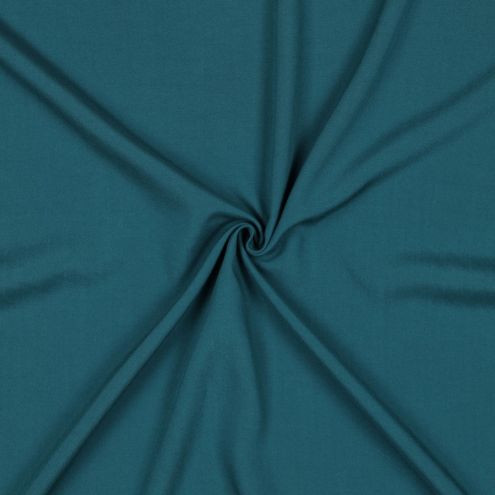 Viscose radiance uni petrol