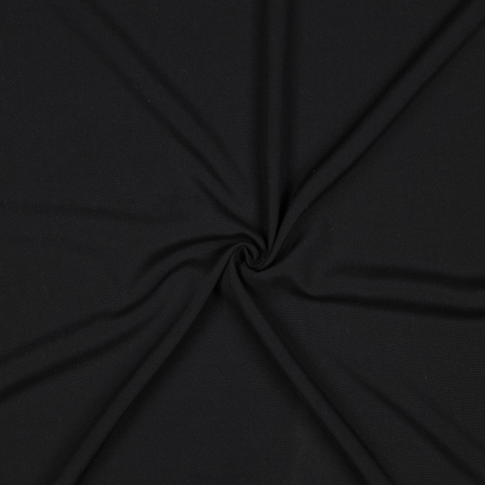 Viscose radiance uni zwart