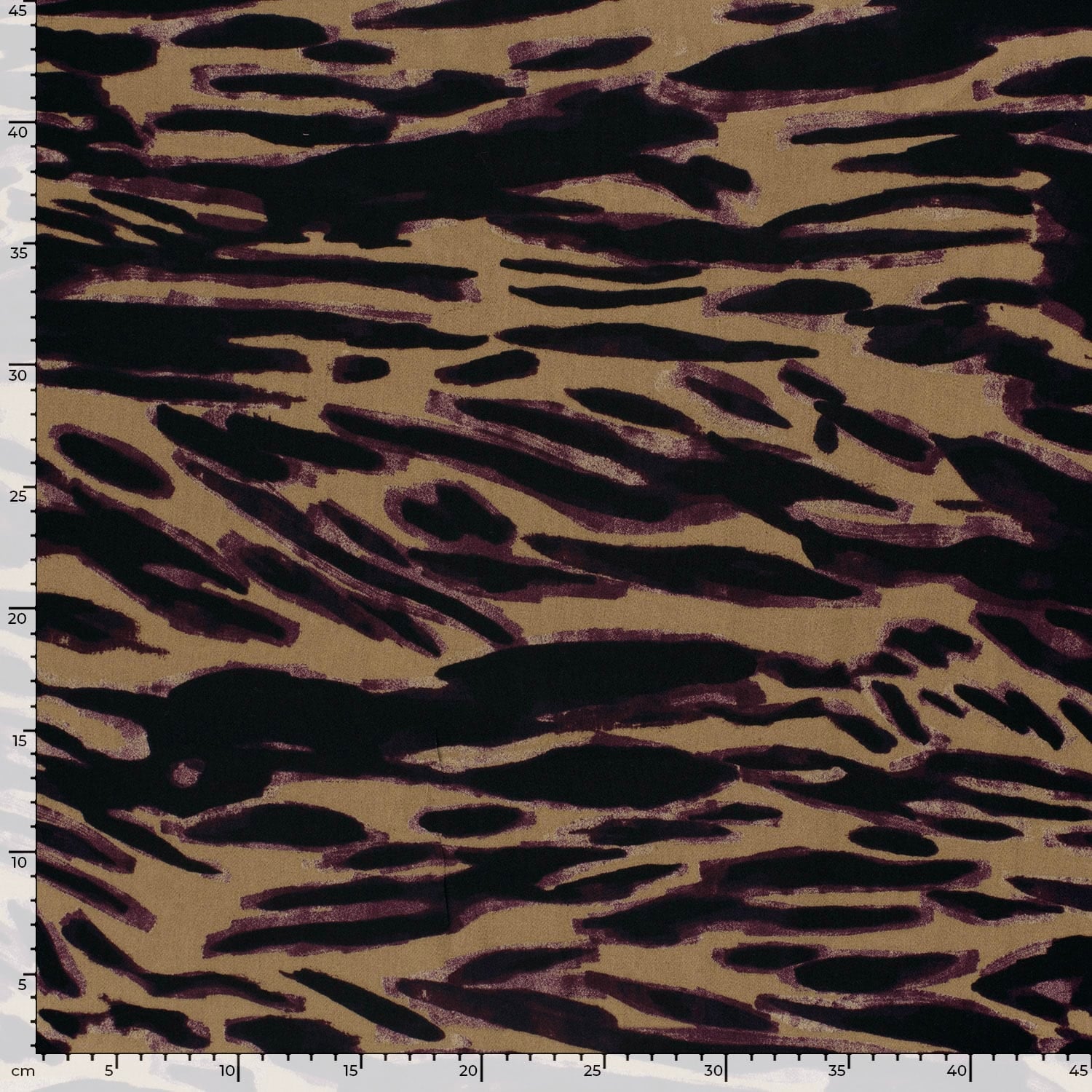 Viscose satijn abstract camel