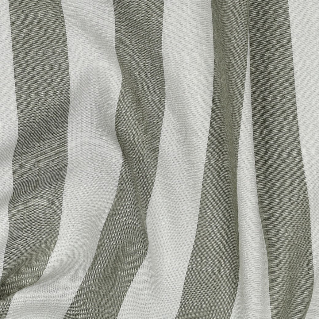 Viscose yarn dyed strepen breed groen