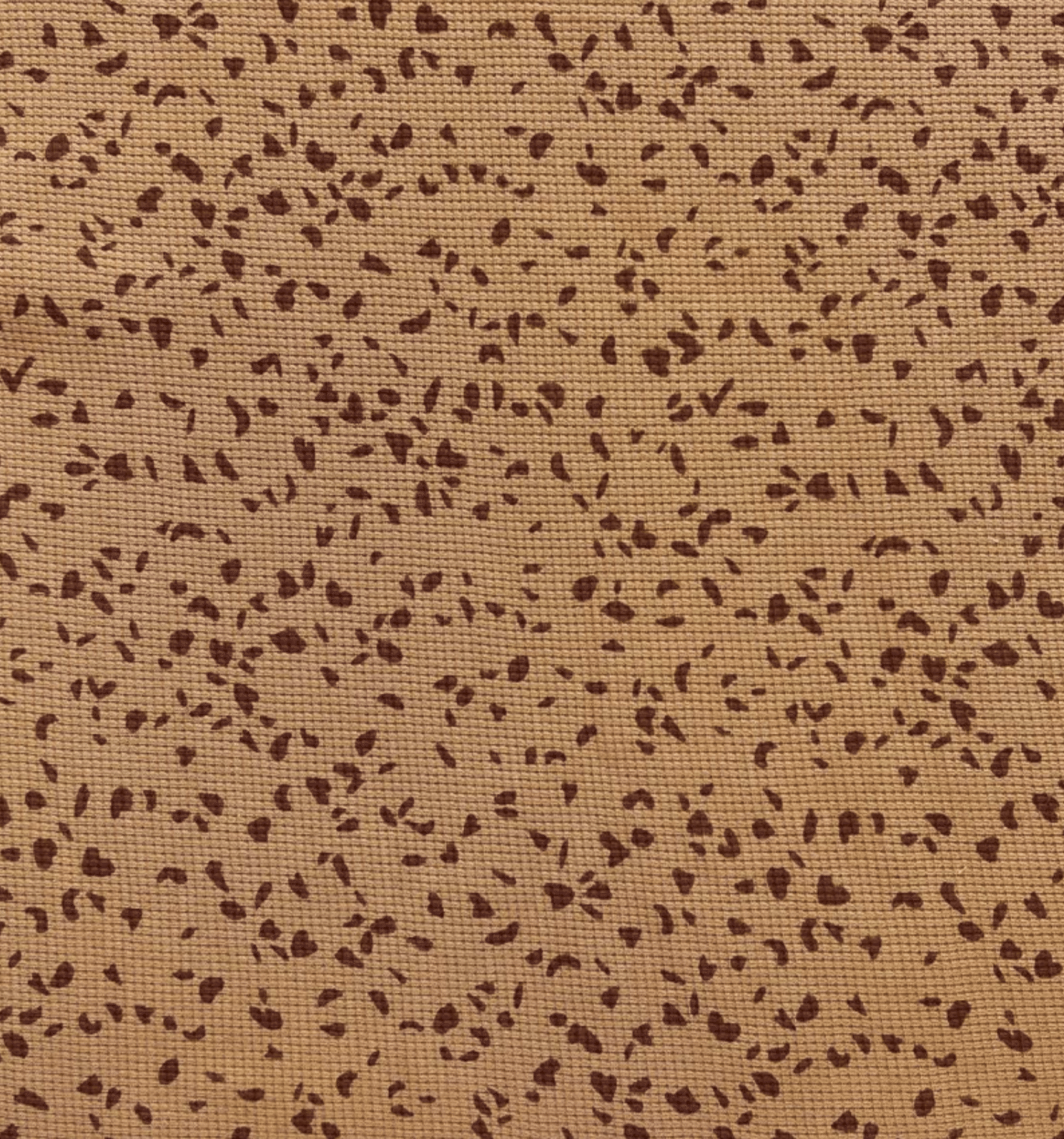 Wafel knit jersey granito brown sugar