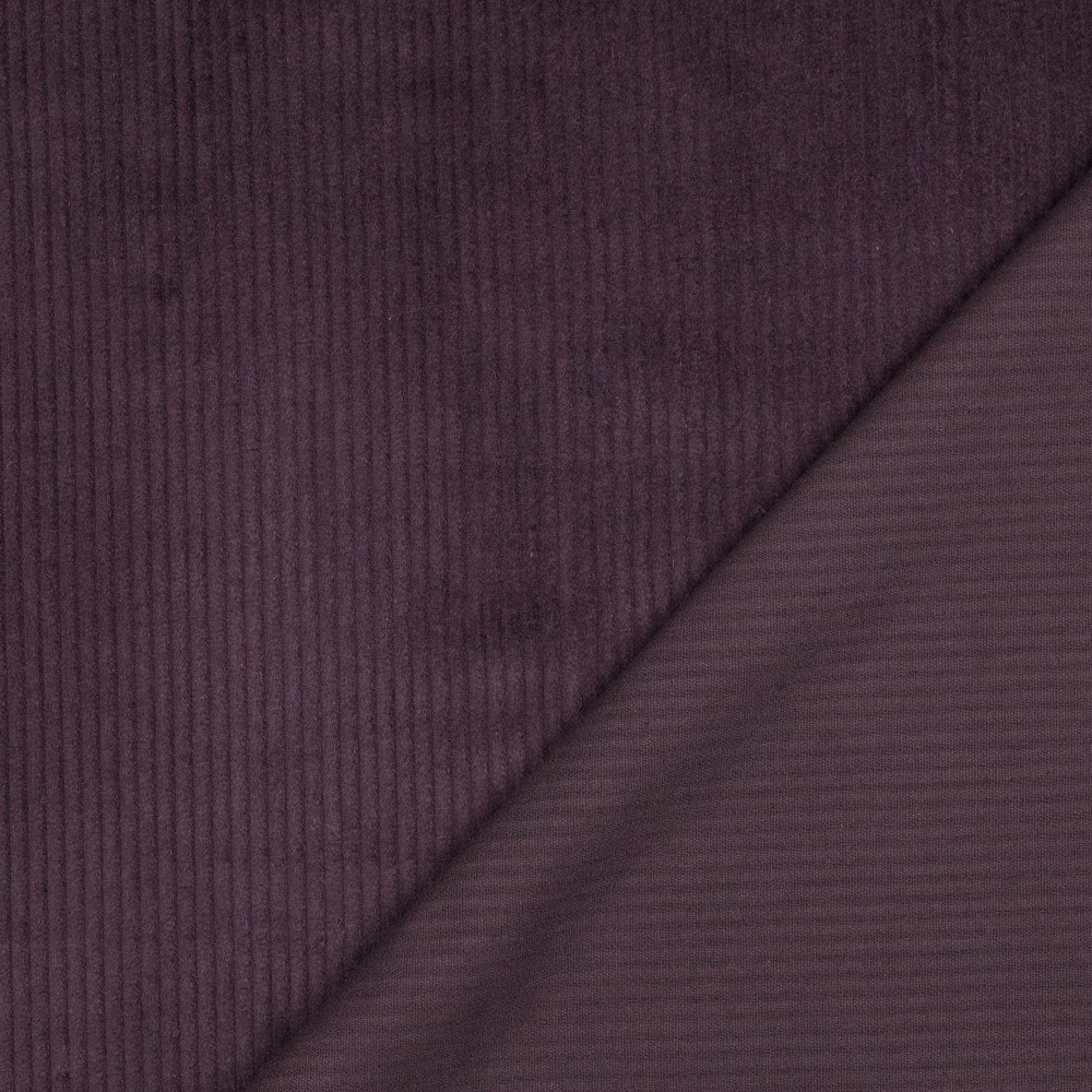 Washed corduroy 4.5W aubergine