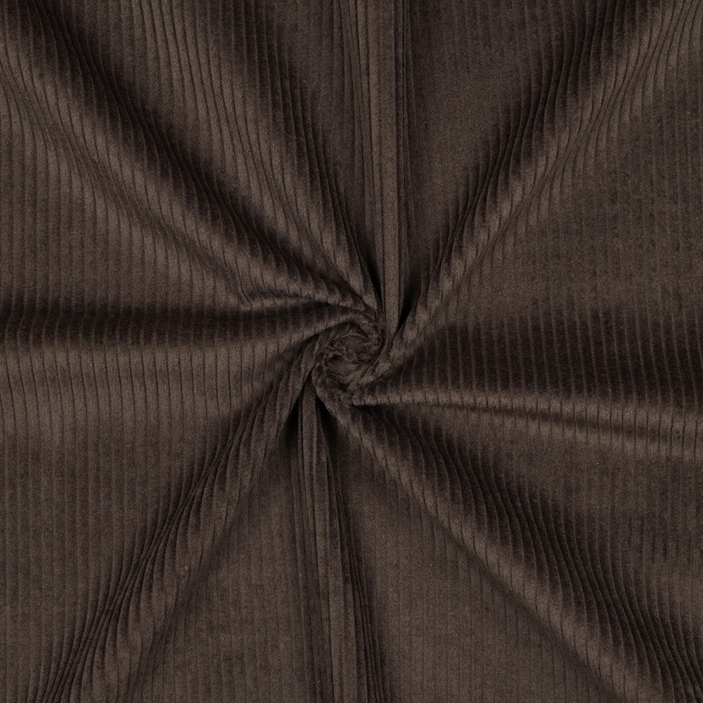 Washed corduroy 4.5W donkerbruin