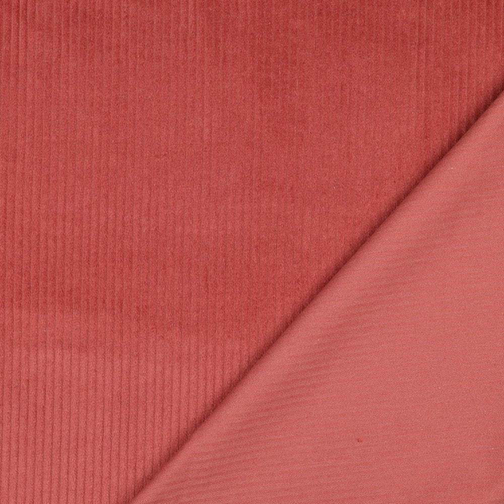 Washed corduroy 4.5W donkerroze