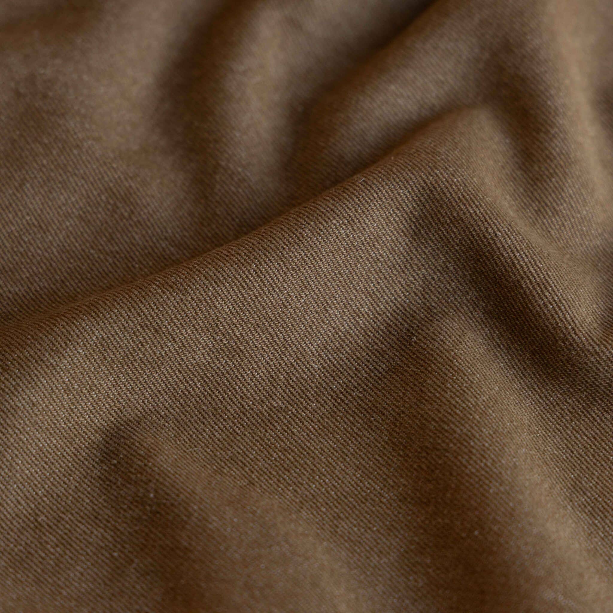 Washed cotton denim beige