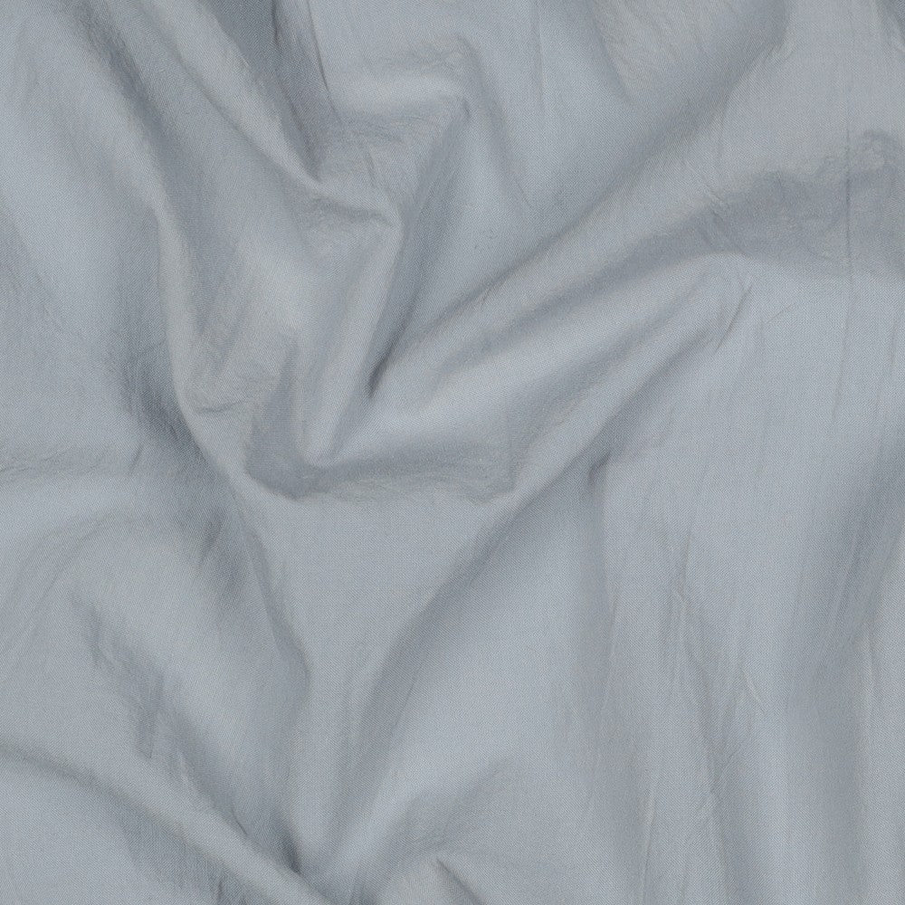 Washed cotton pale turquoise