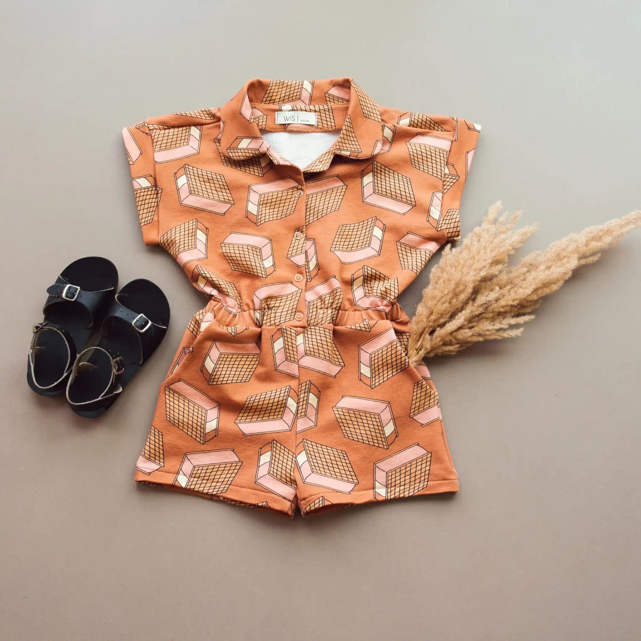 WISJ - Asi jumpsuit/playsuit/jurk kids (papieren patroon)