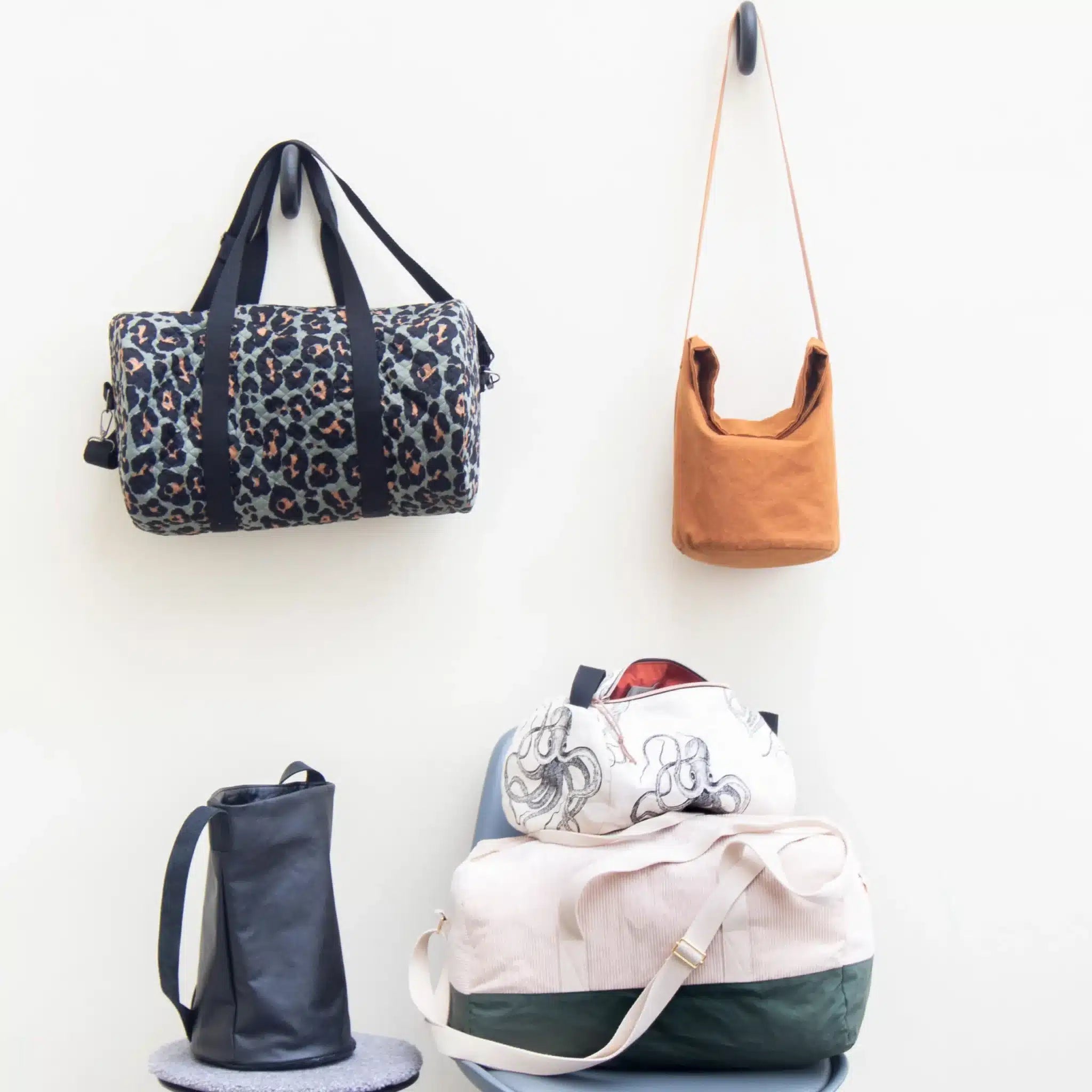WISJ - Flo sporttas &amp; handtas (papieren patroon)