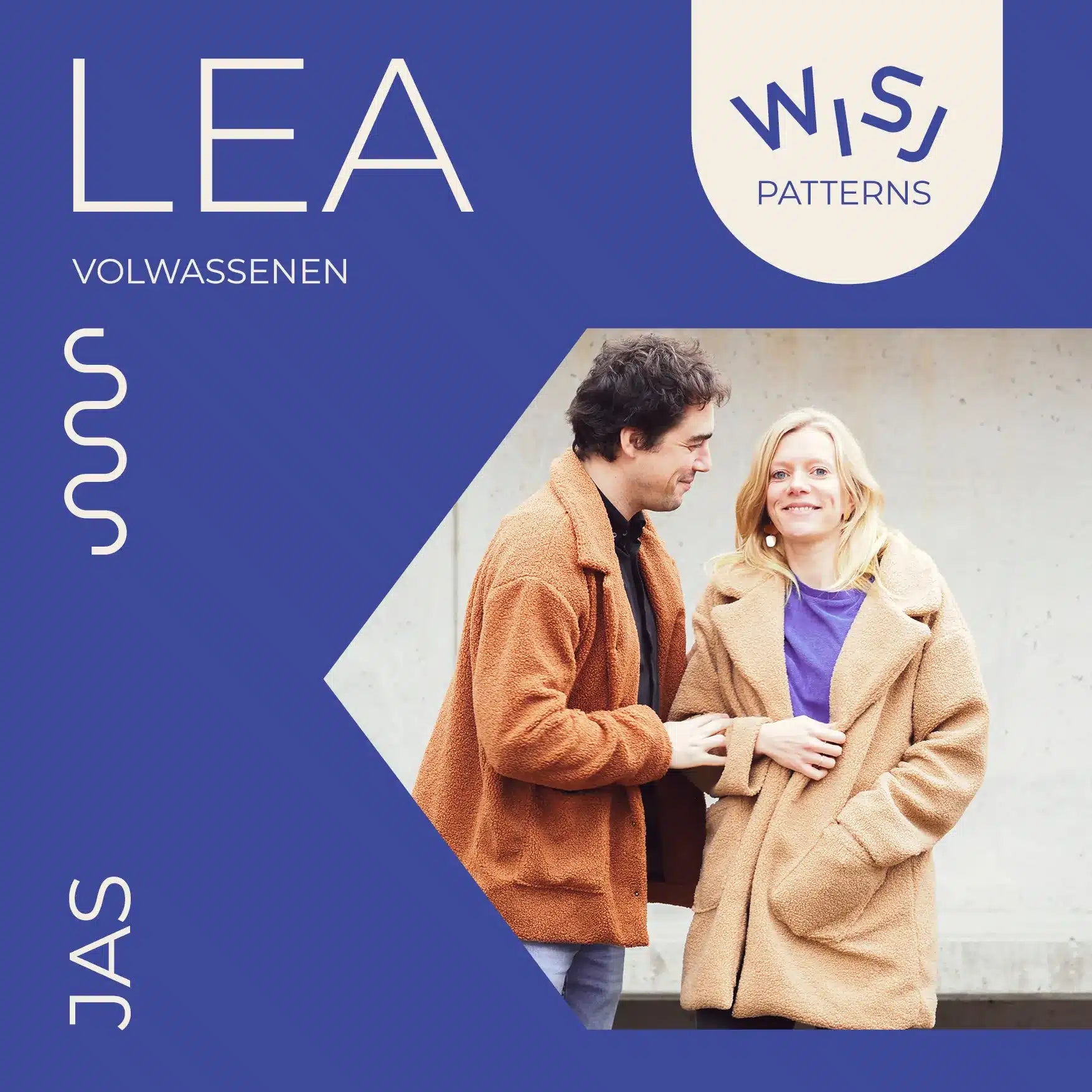 WISJ - Lea mantel/jas volwassenen (papieren patroon_