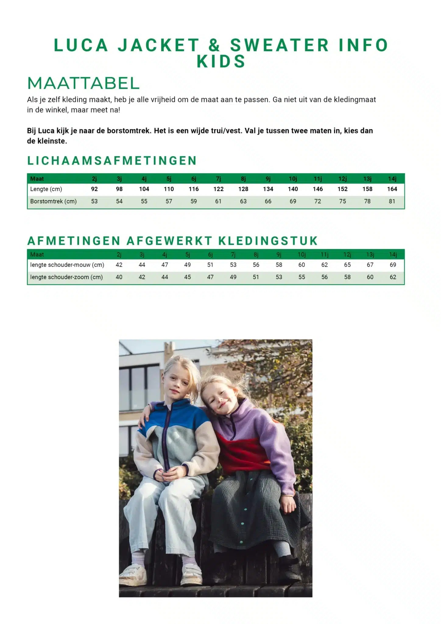 WISJ - Luca sweater jack kids (papieren patroon)