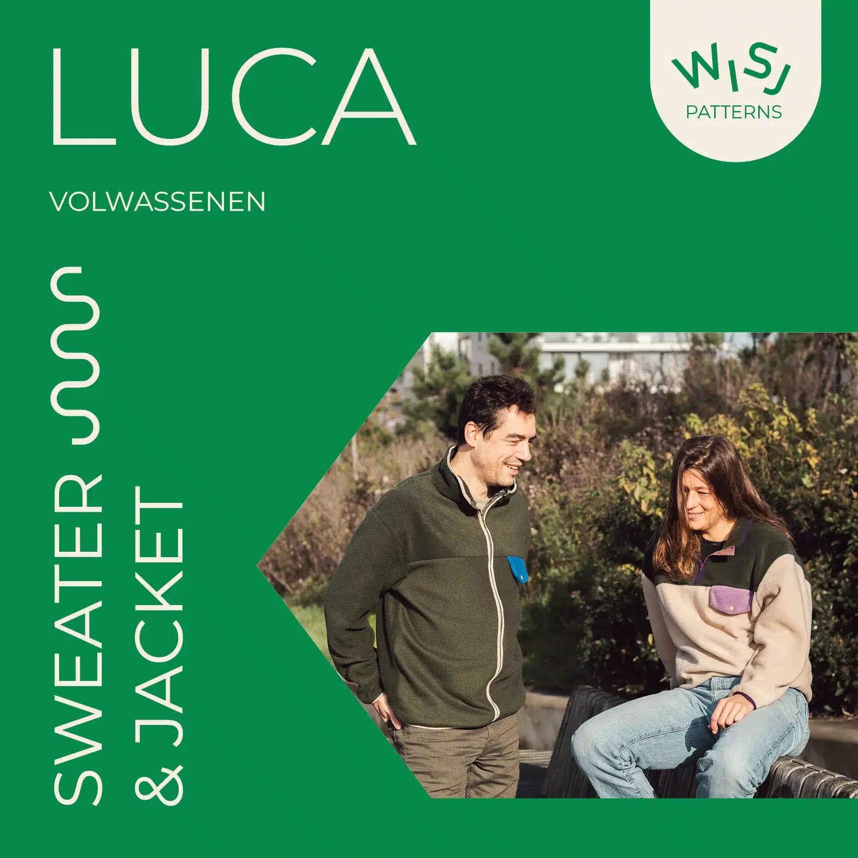 WISJ - Luca sweater/jack volwassenen (papieren patroon)