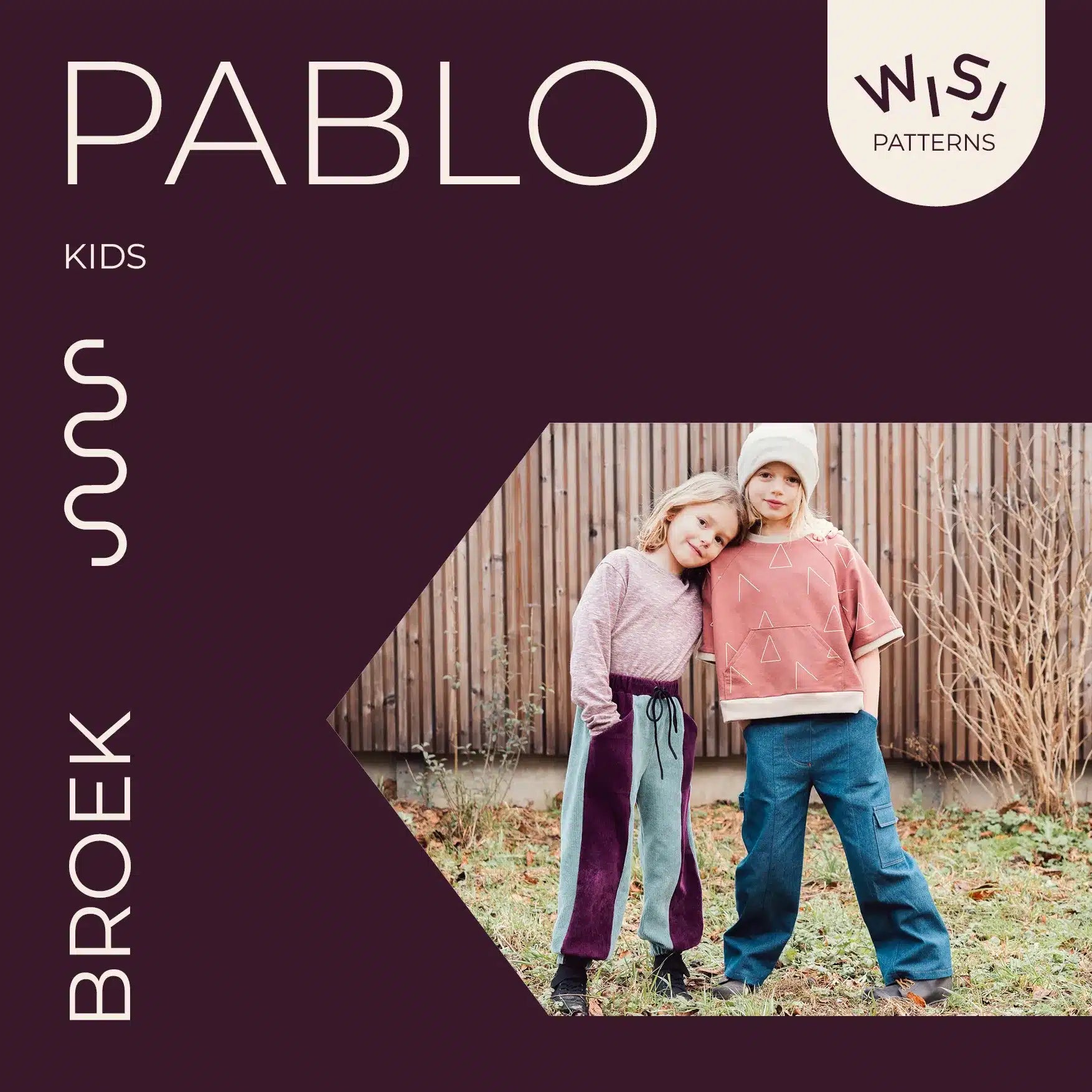 WISJ - Pablo (cargo)broek kids (papieren patroon)