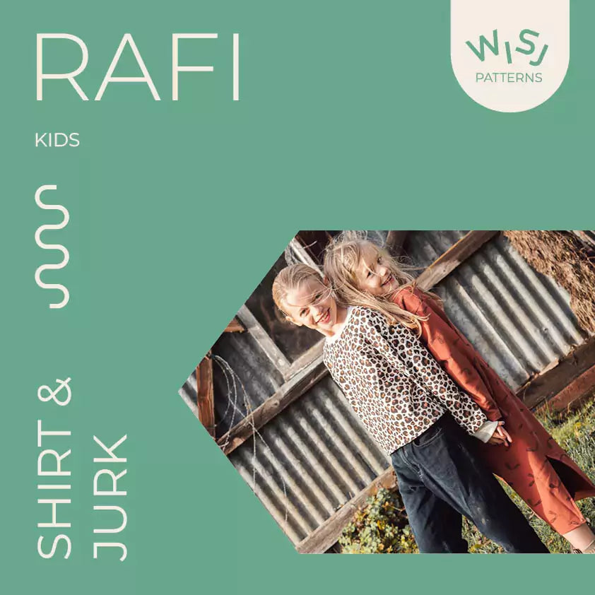 WISJ - Rafi shirt &amp; jurk kids (papieren patroon)