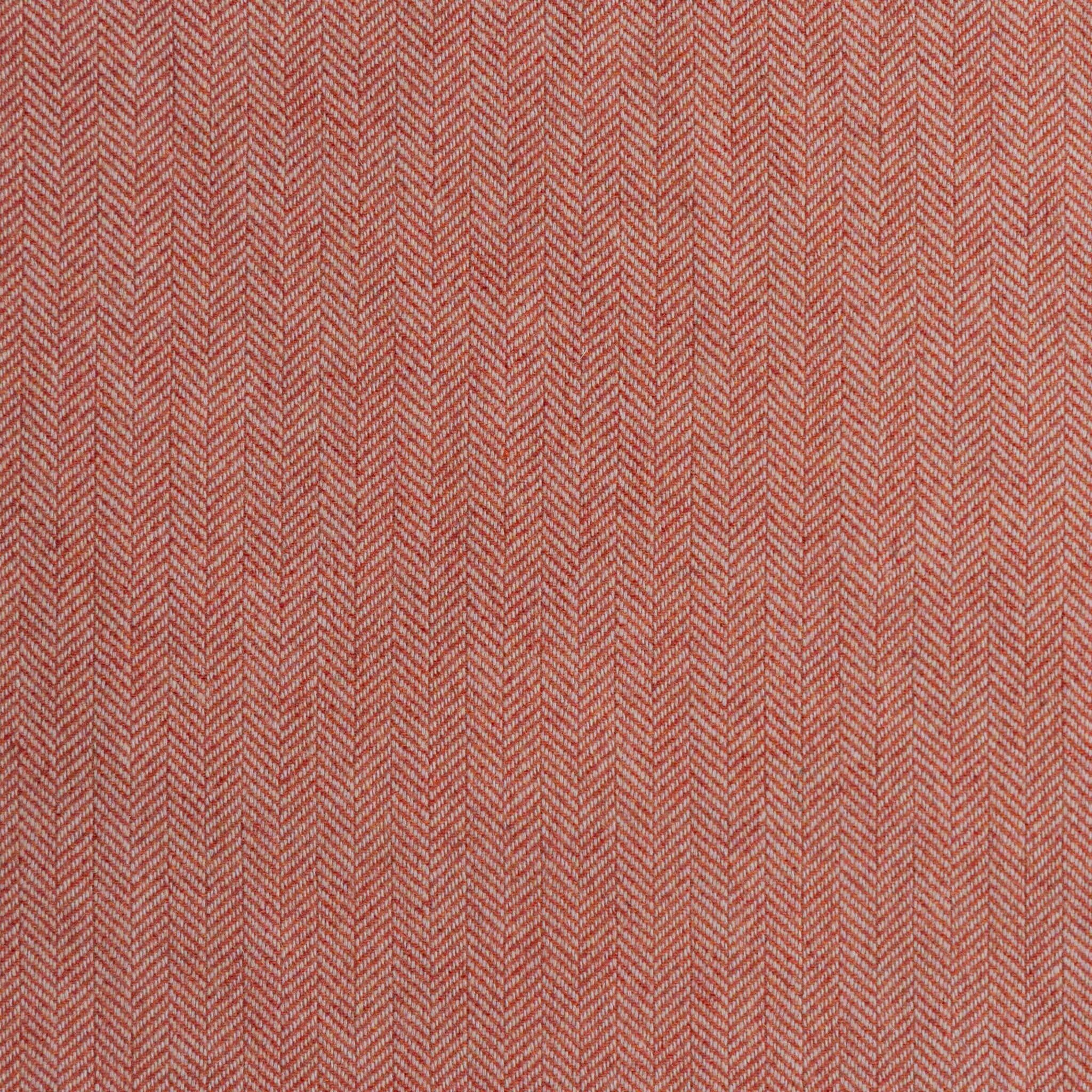 Wol | Polyester yarn dyed herringbone oranje