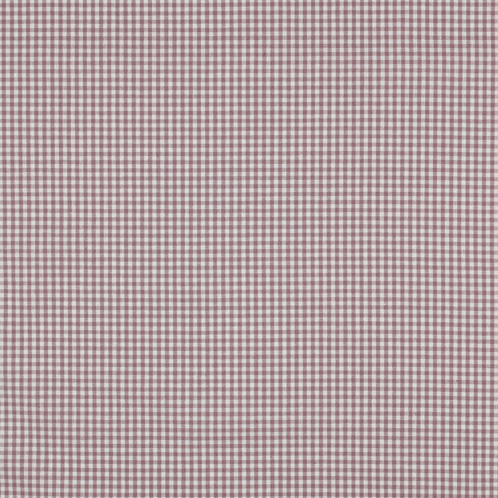Yarn dyed poplin ruit 2.7mm mauve