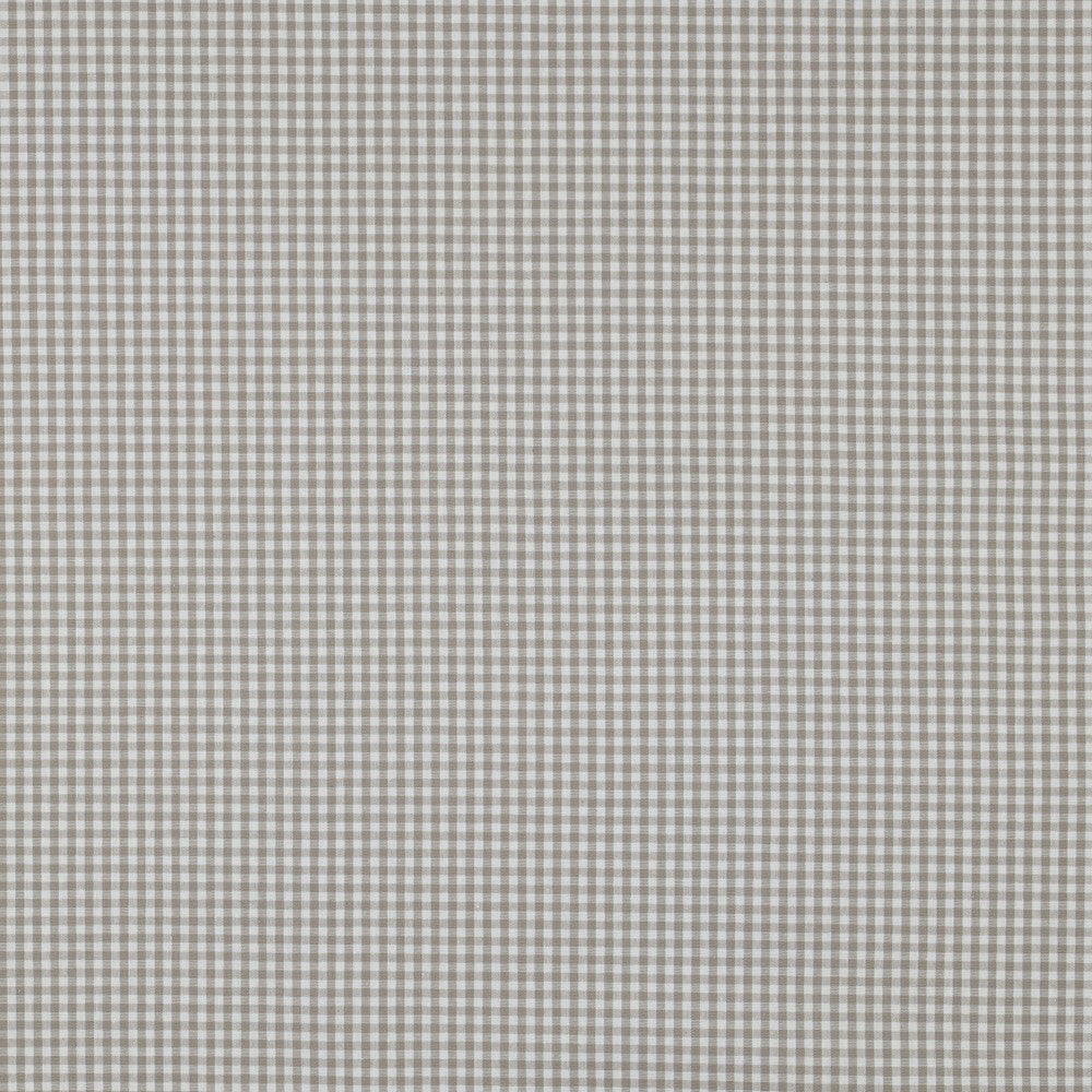 Yarn dyed poplin ruit 2.7mm zand