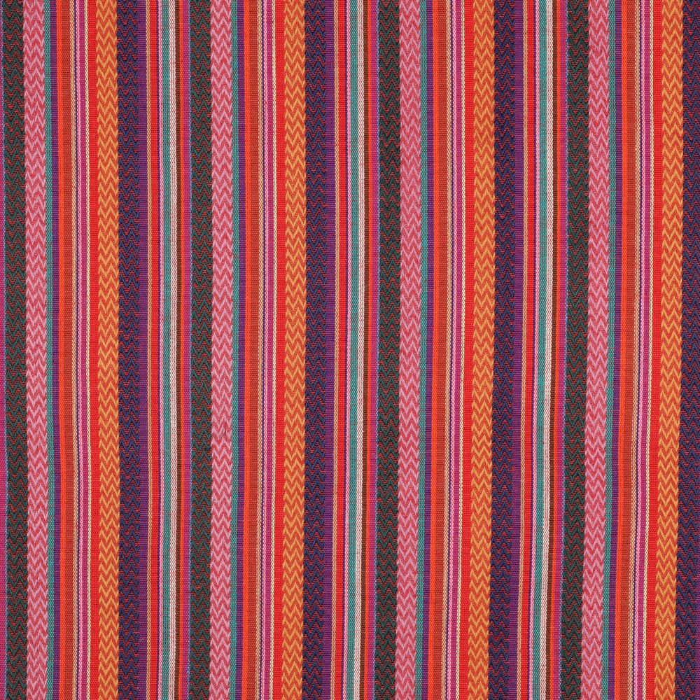 Yarn dyed strepen jacquard multicolor.