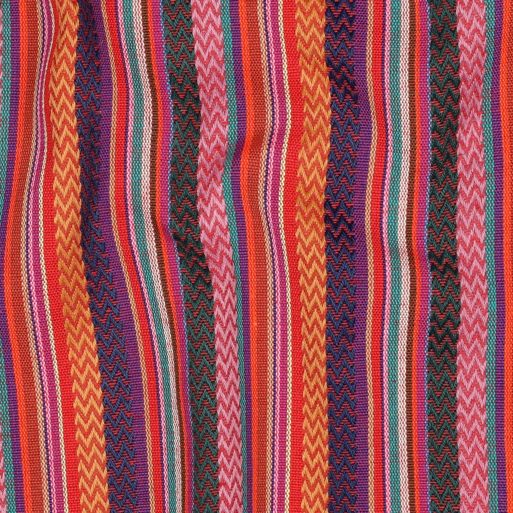 Yarn dyed strepen jacquard multicolor.