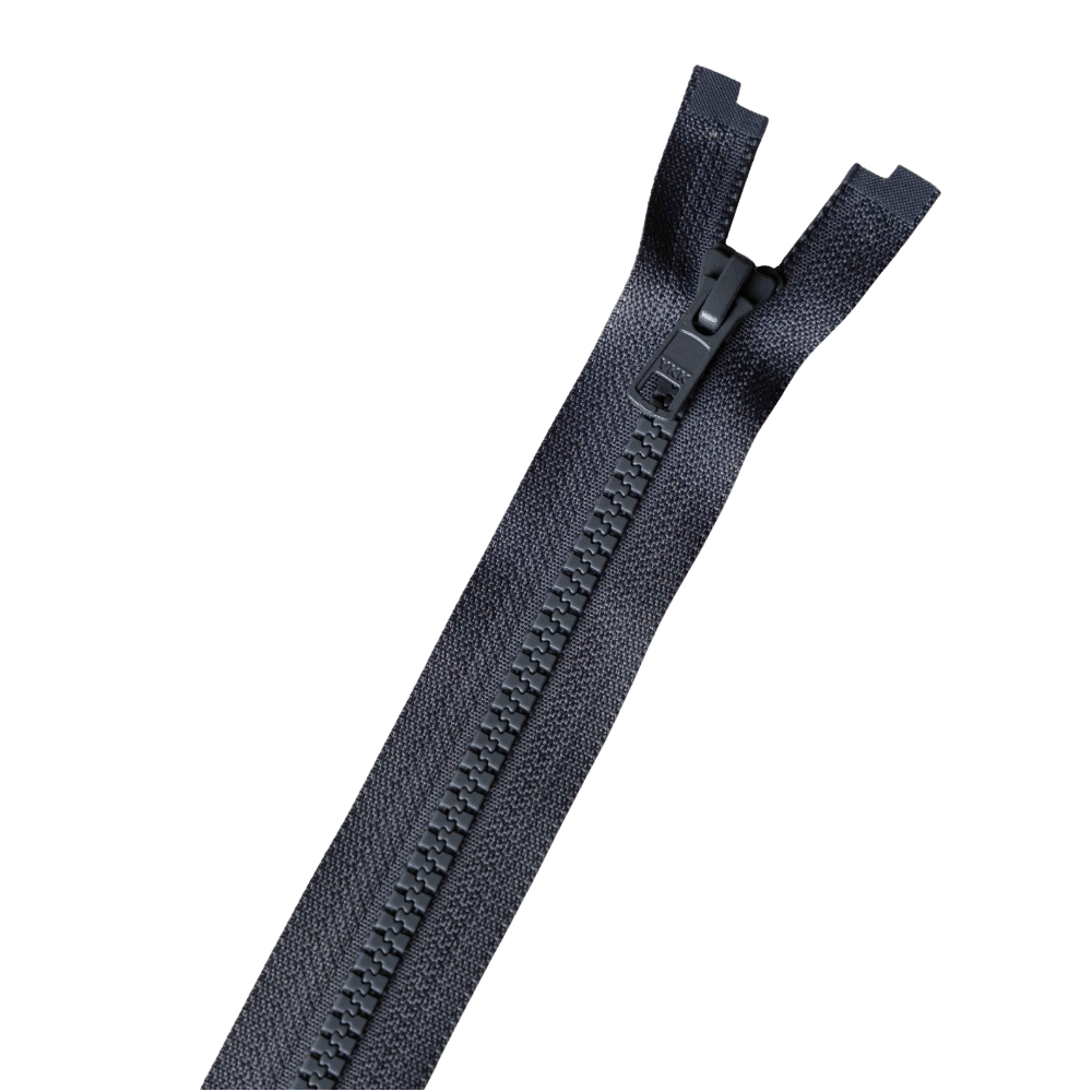 YKK - Nylon blokrits deelbaar - 40 | 60 | 80 cm - Antracietgrijs (182) 80