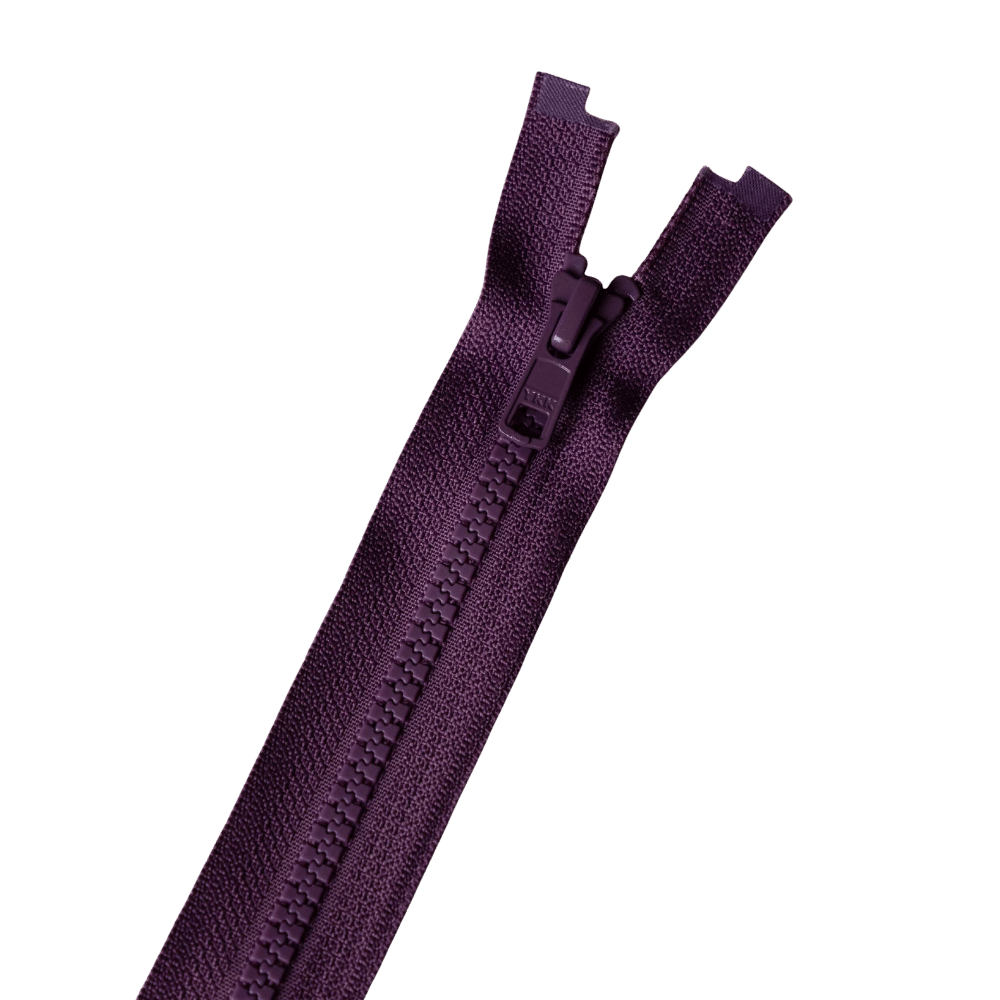YKK - Nylon blokrits deelbaar - 40 | 60 | 80 cm - Aubergine (863) 40