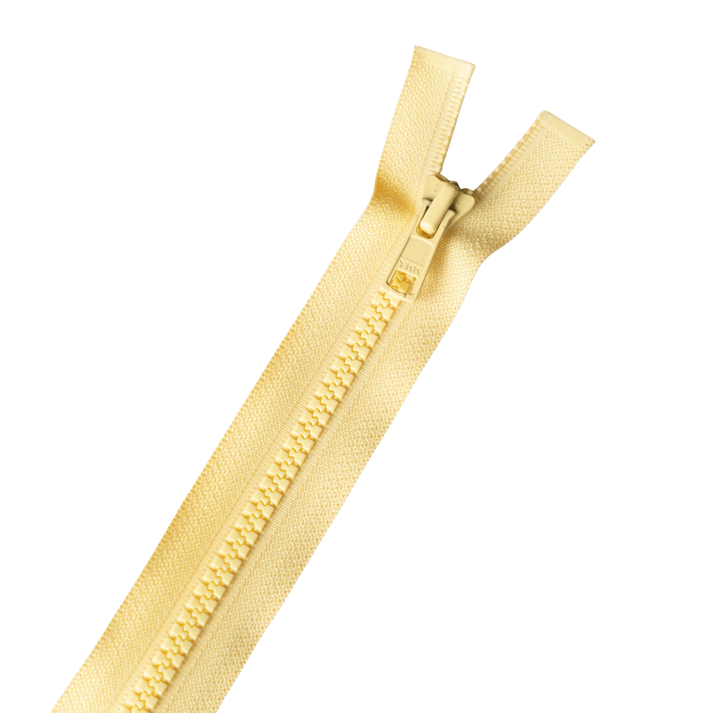 YKK - Nylon blokrits deelbaar - 40 | 60 | 80 cm - Botergeel (178) 40