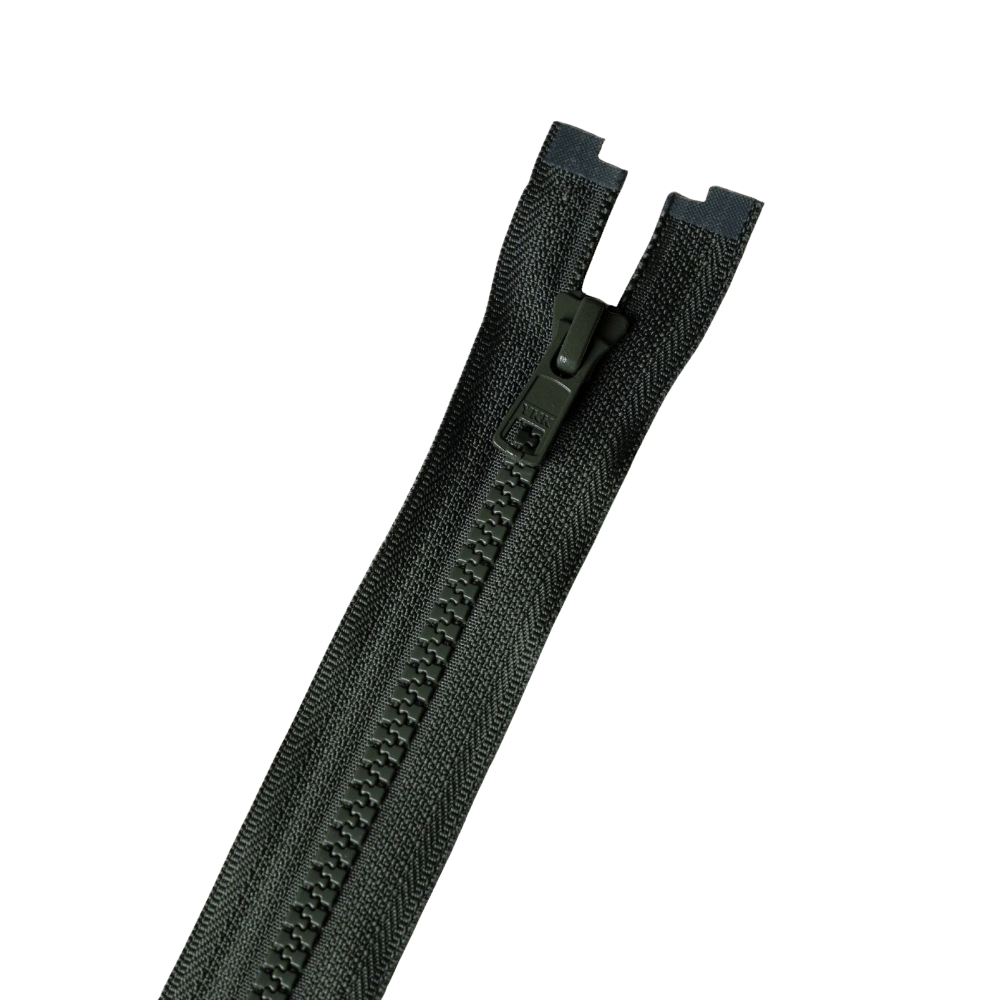YKK - Nylon blokrits deelbaar - 40 | 60 | 80 cm - Donker olijfgroen (078) 60