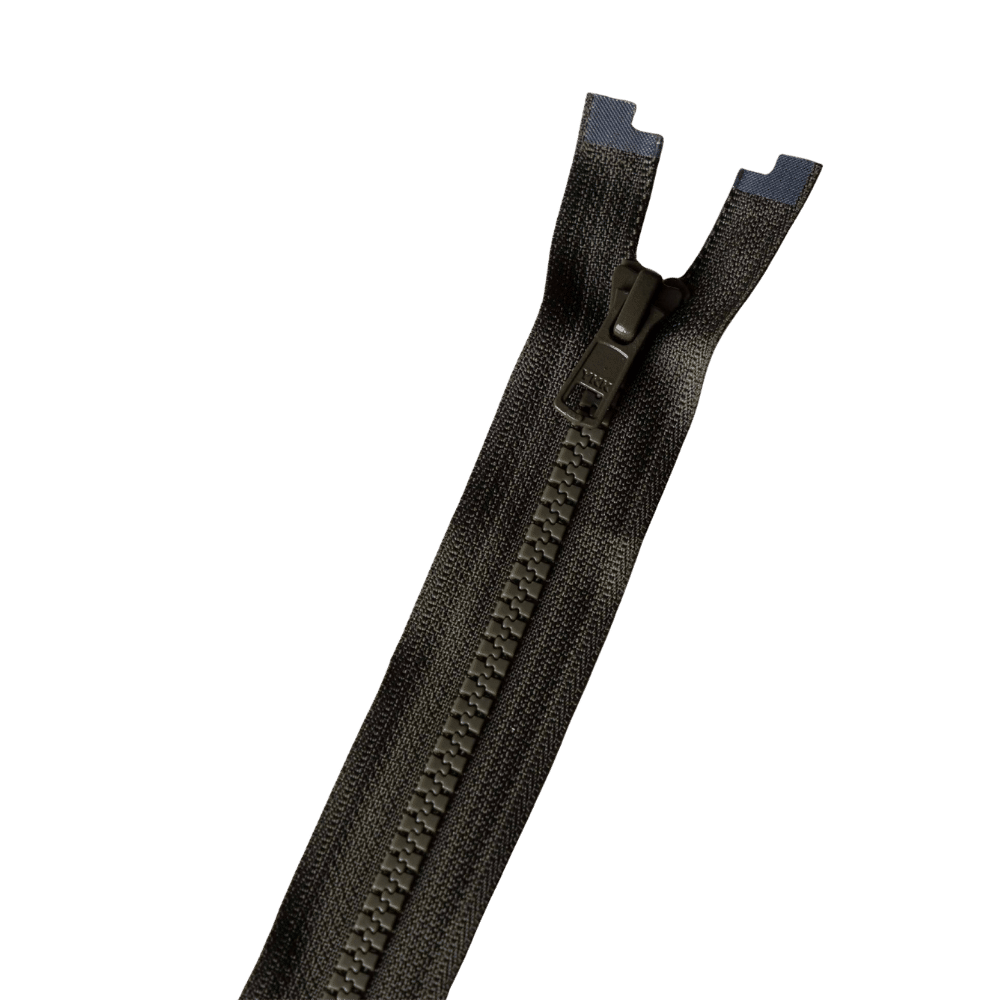 YKK - Nylon blokrits deelbaar - 40 | 60 | 80 cm - Donker olijfgroen (078) 80